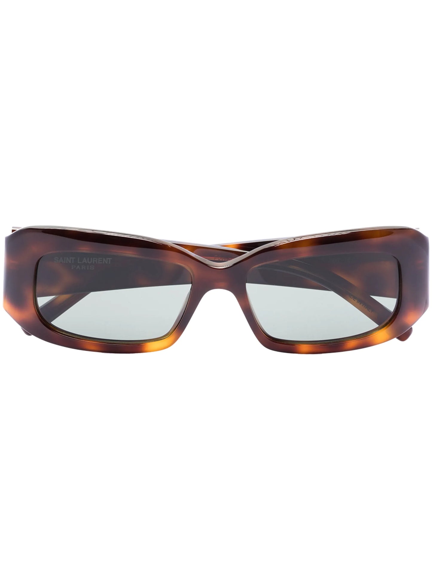 rectangle-frame tortoiseshell sunglasses