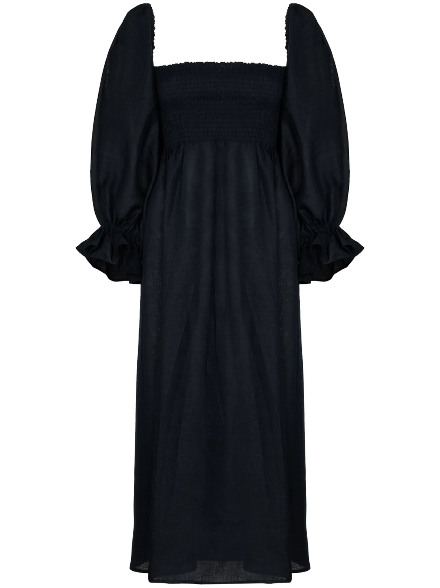 Atlanta linen midi dress