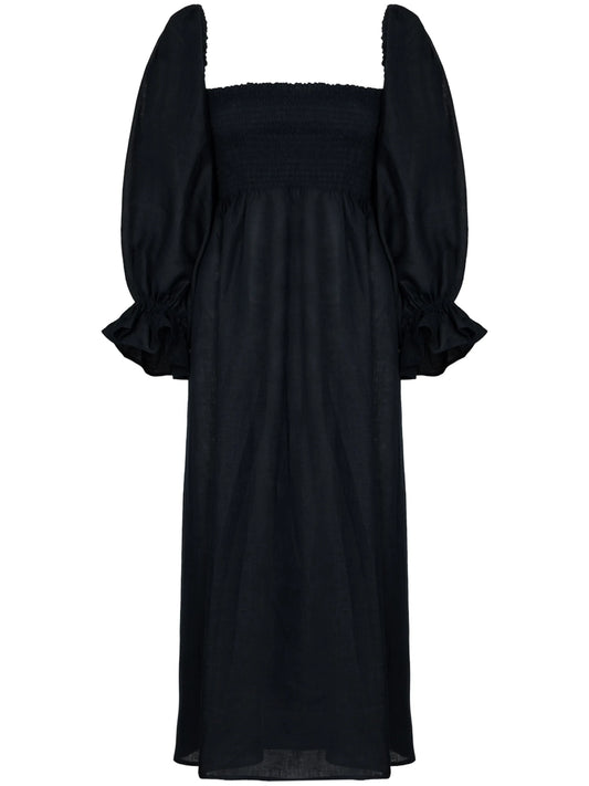 Atlanta linen midi dress