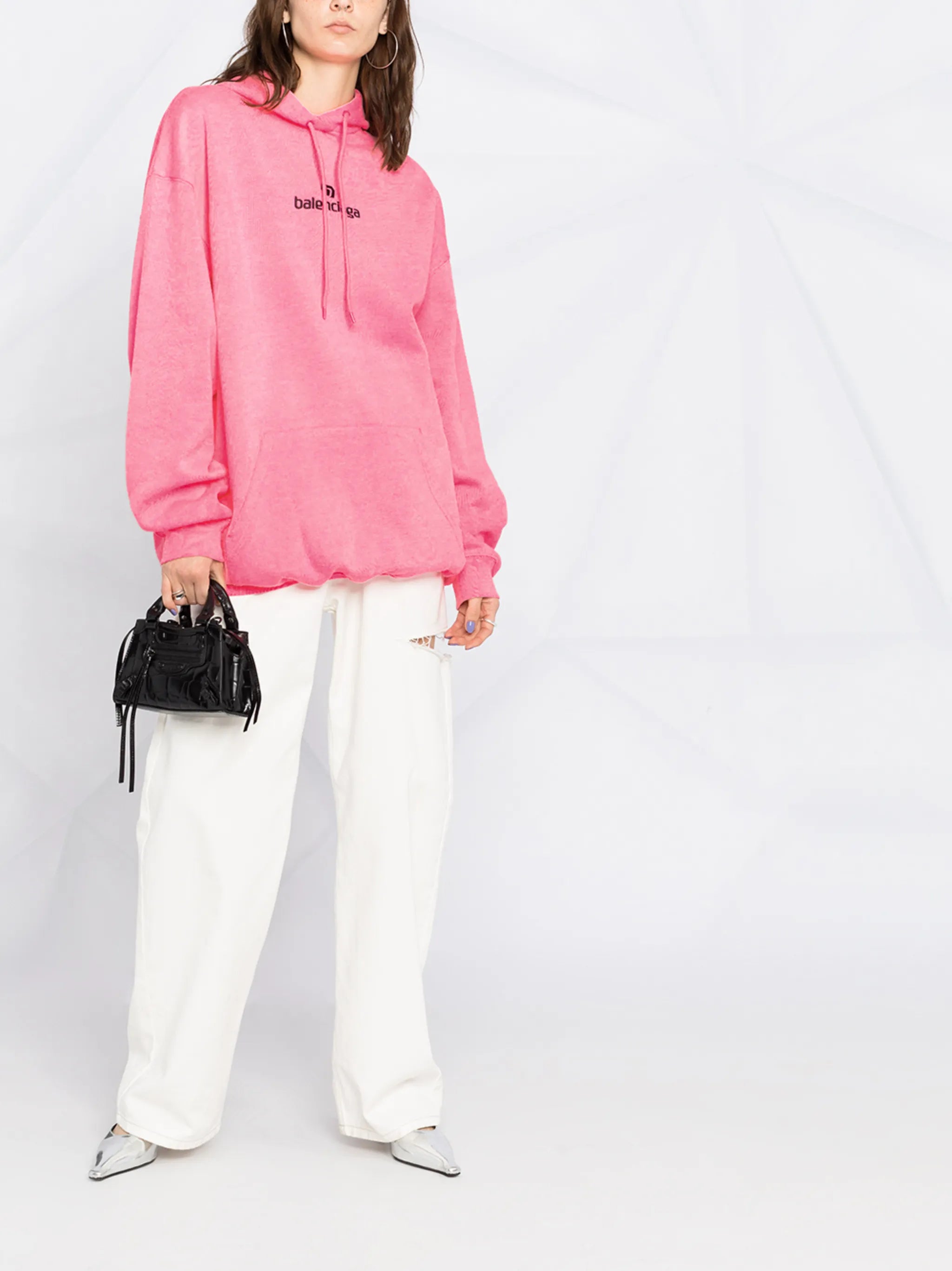 logo-print hoodie