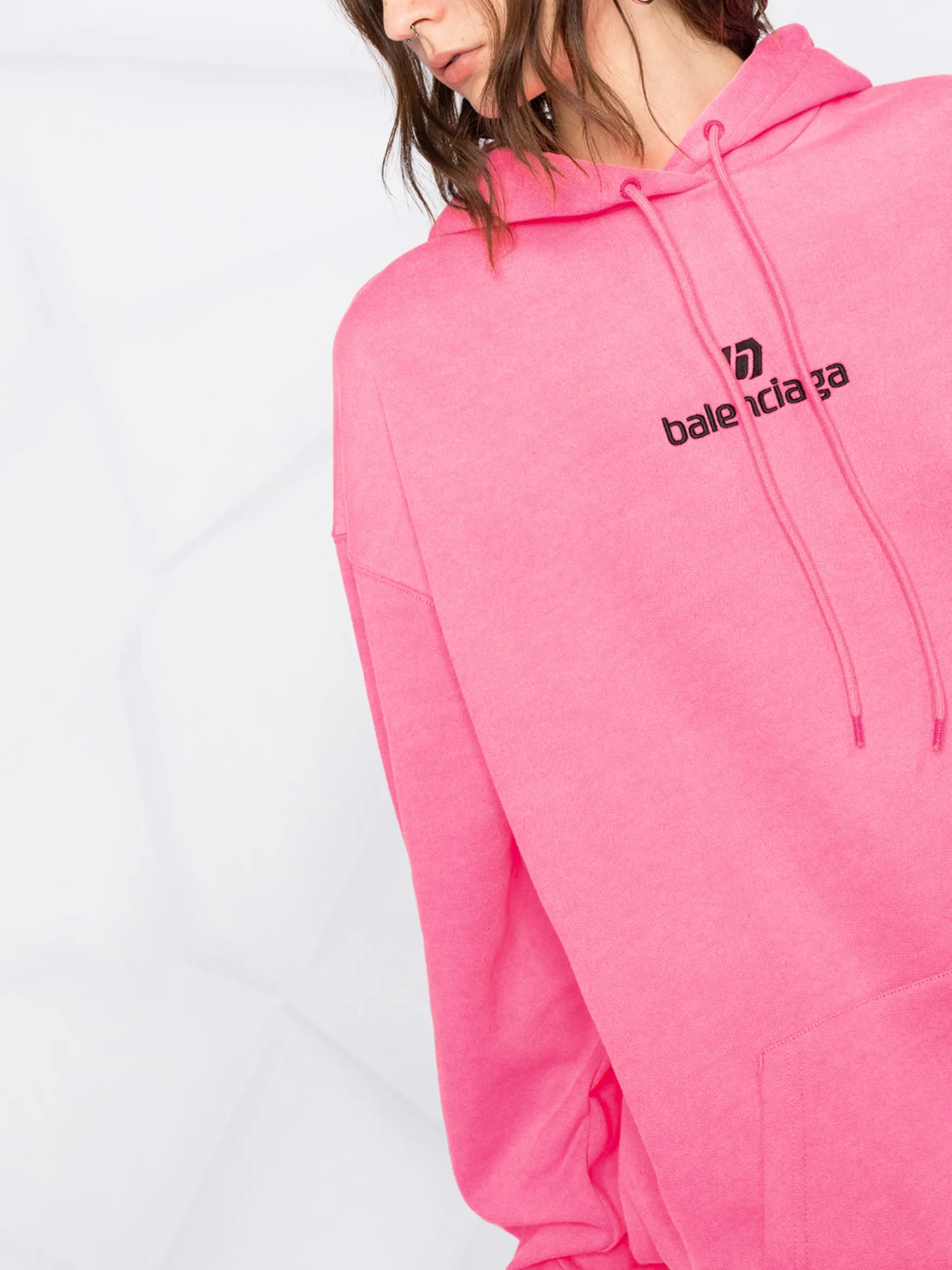 logo-print hoodie