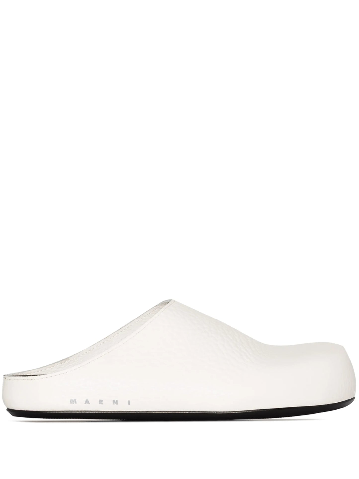 Sabot leather mules