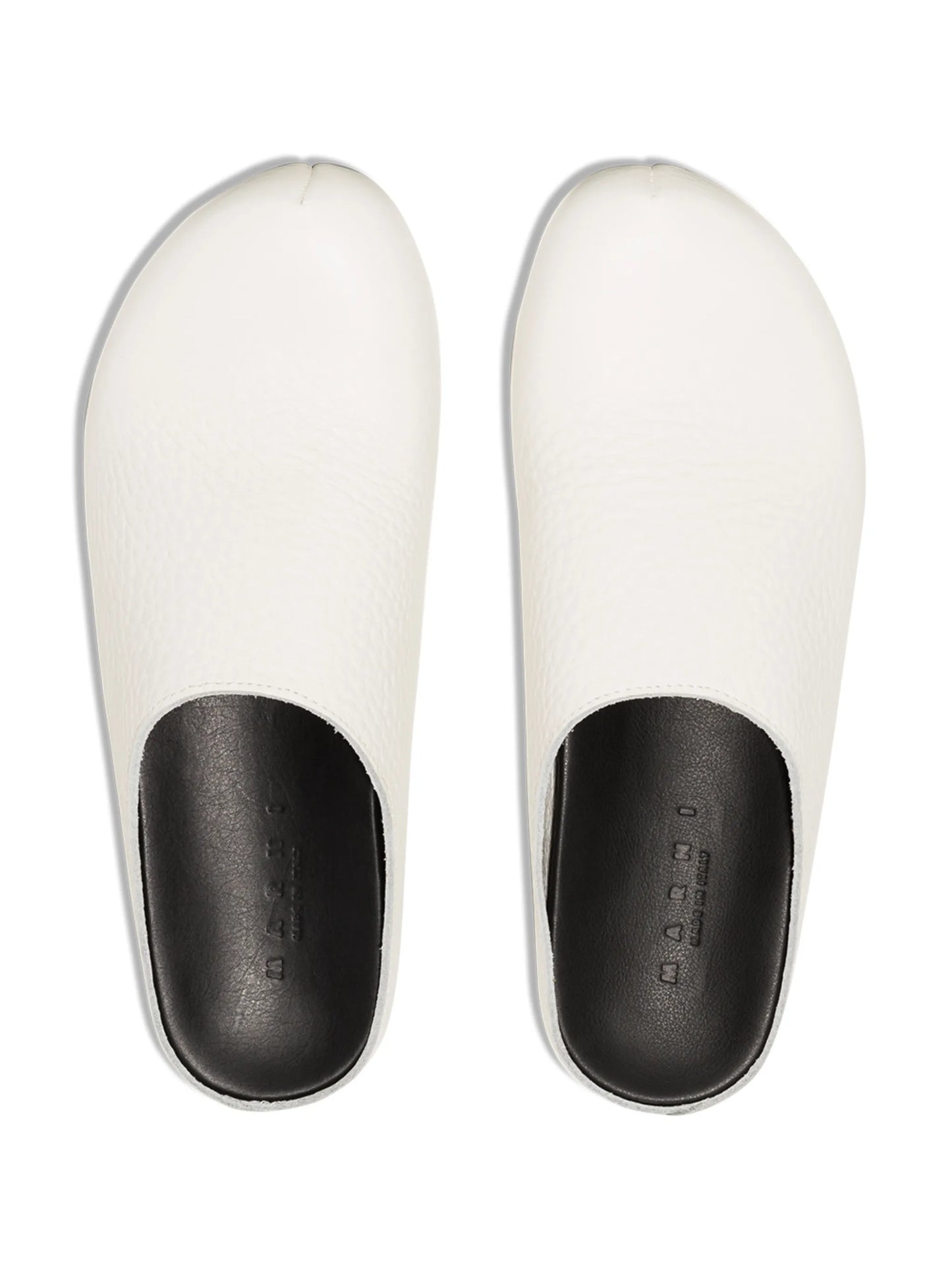 Sabot leather mules