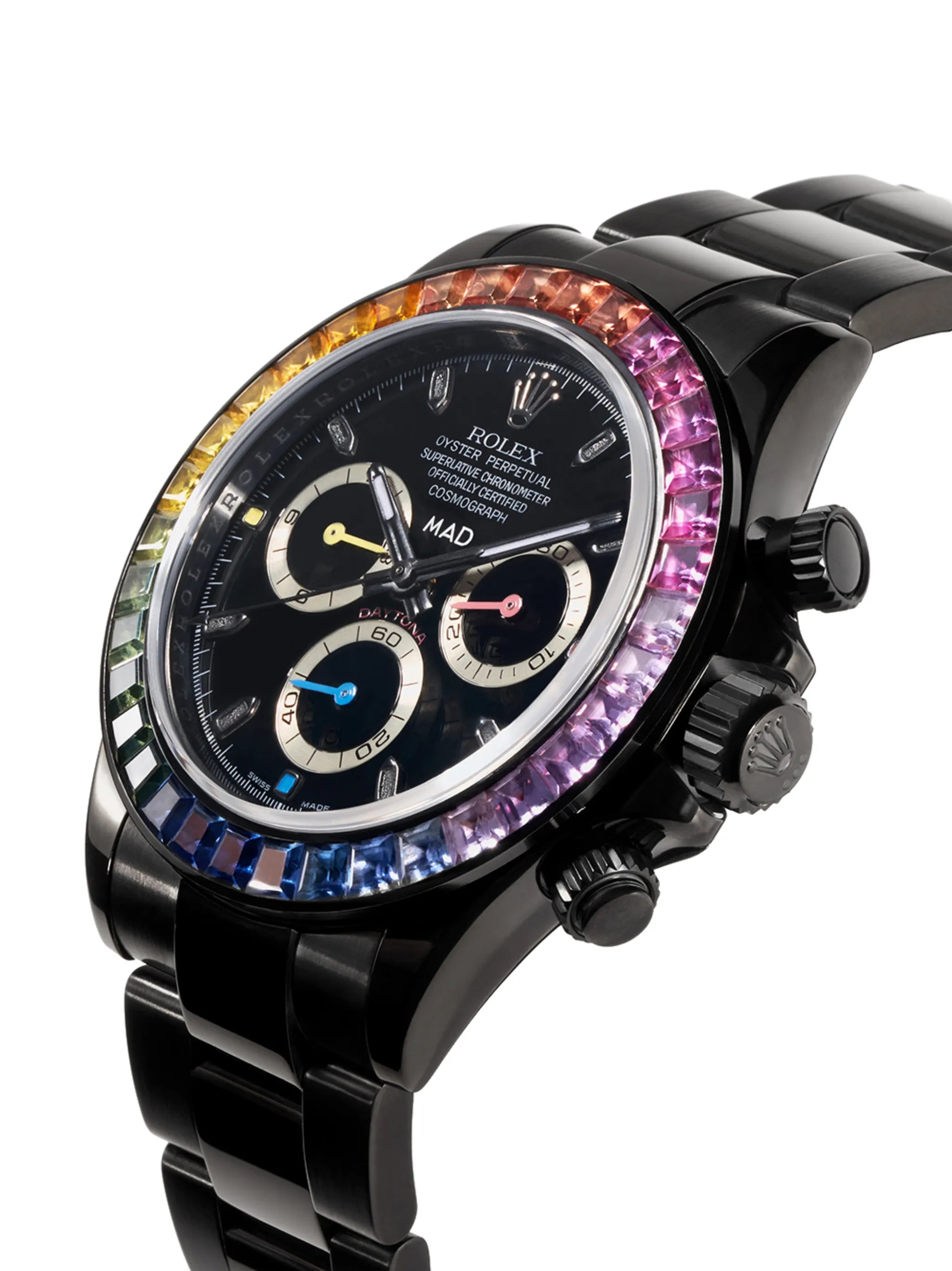 customised Rolex Daytona Rainbow 40mm