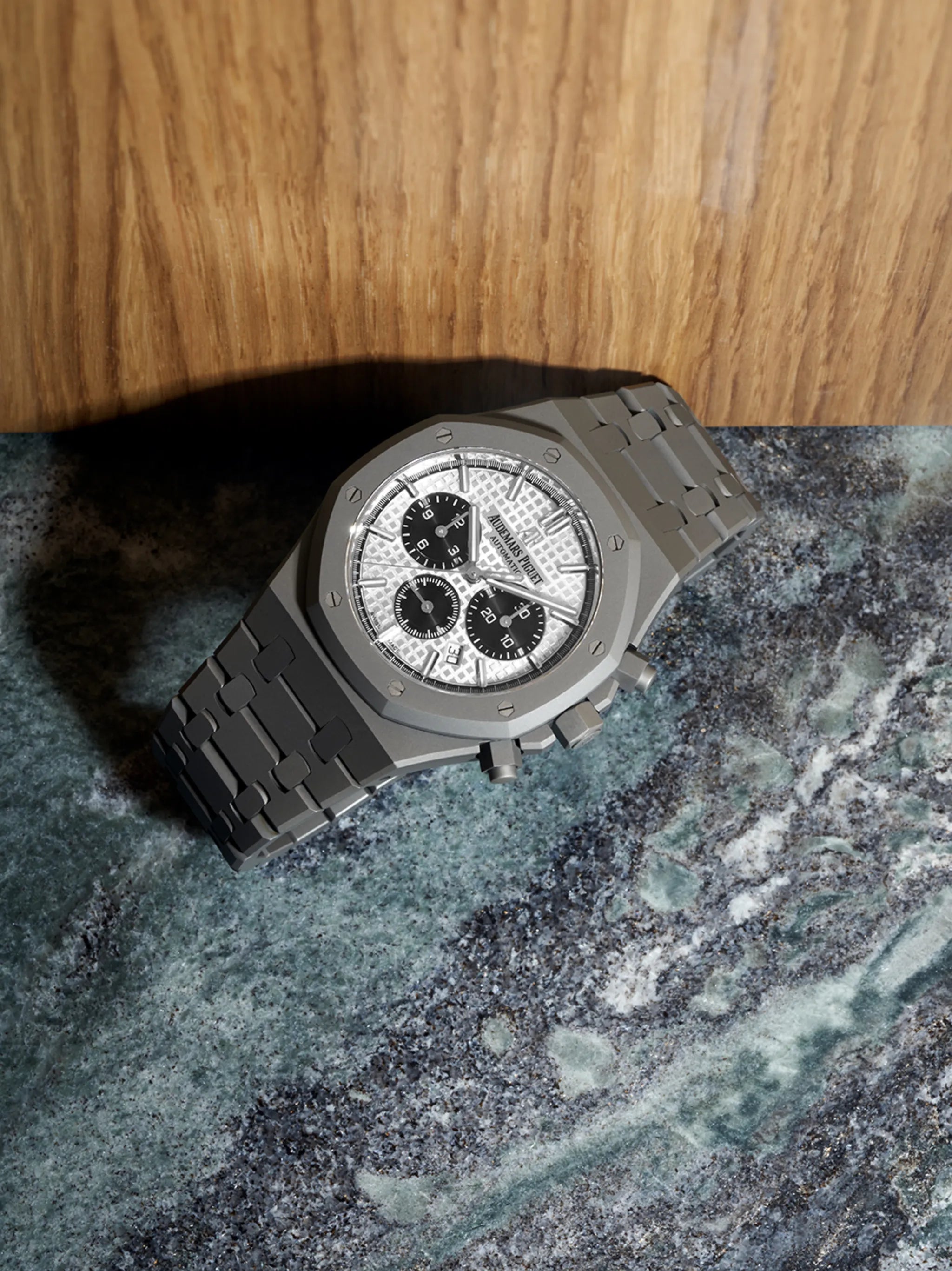 customised pre-owned Audemars Piguet Royal Oak Chronograph 41mm