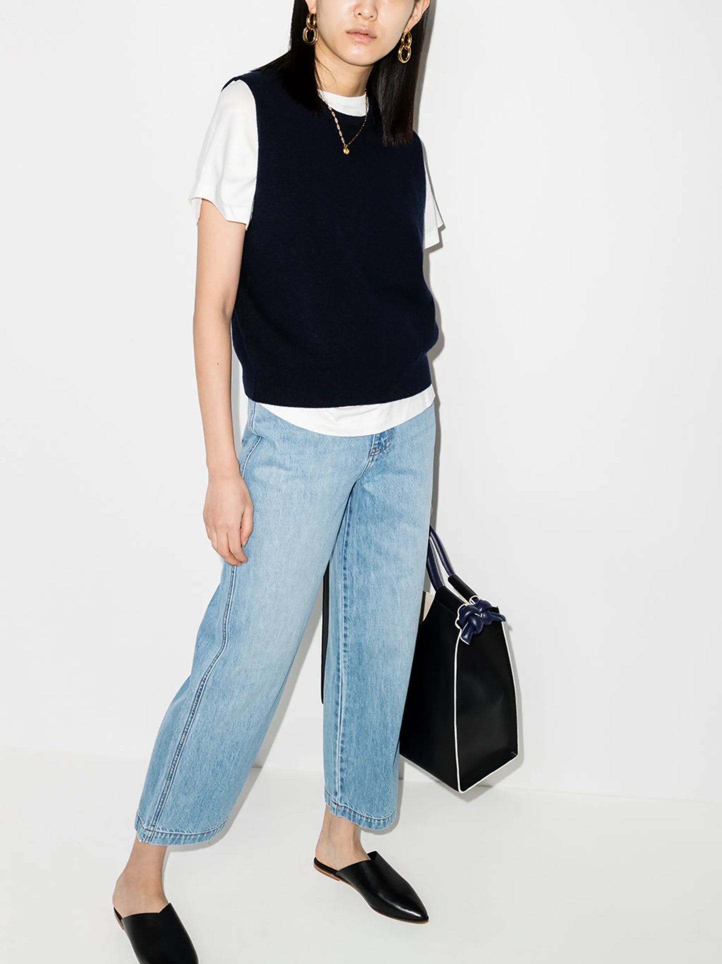 Jane straight-leg cropped jeans