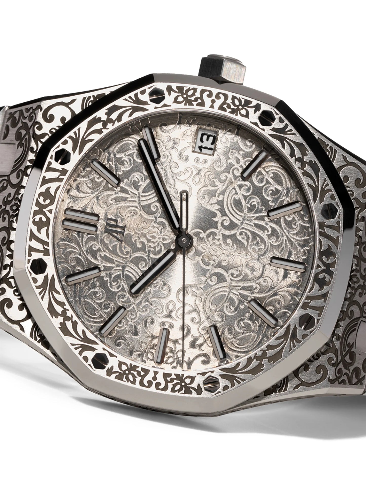 customised pre-owned Audemars Piguet Royal Oak Grande Fleur 41mm