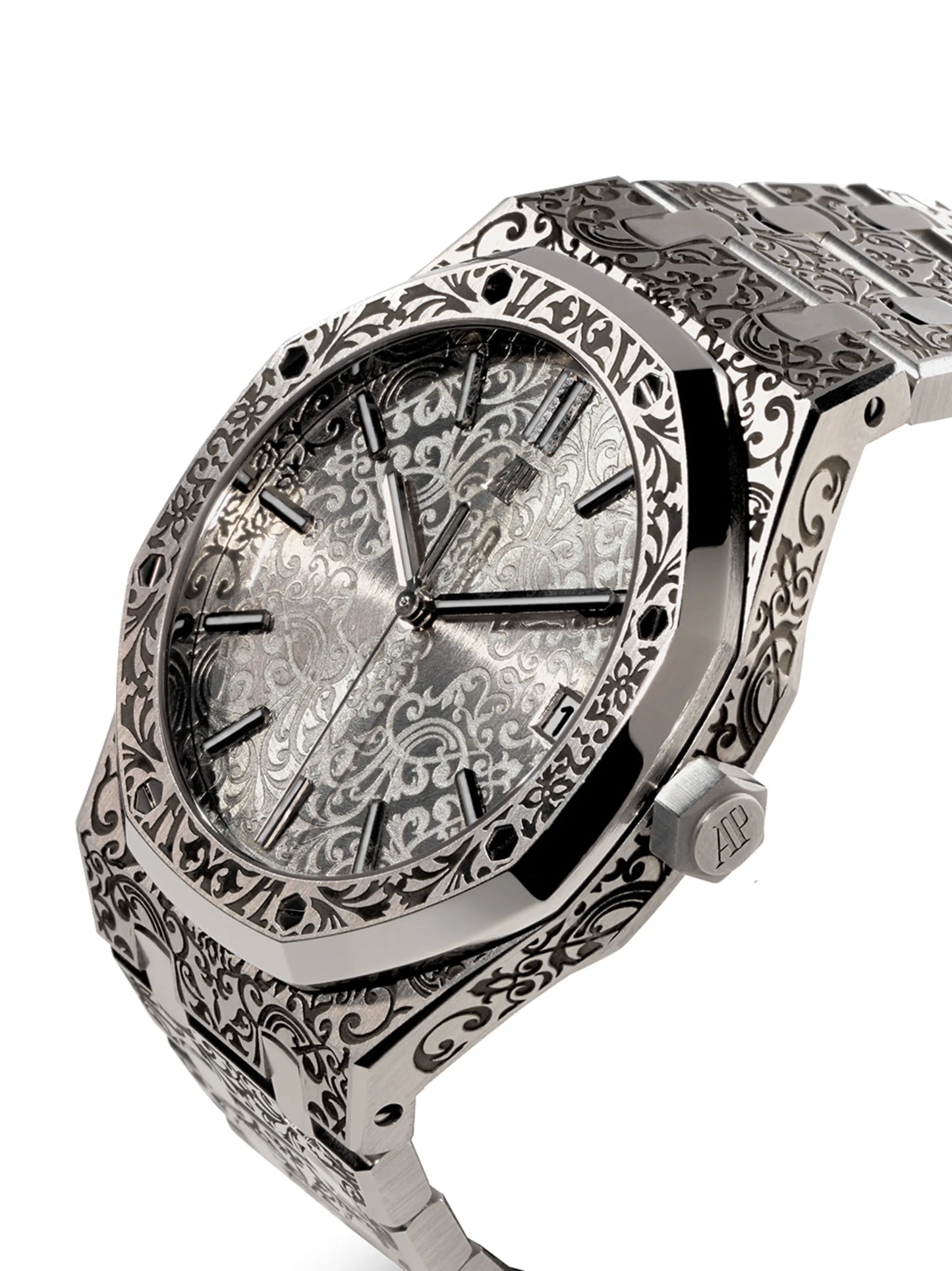 customised pre-owned Audemars Piguet Royal Oak Grande Fleur 41mm