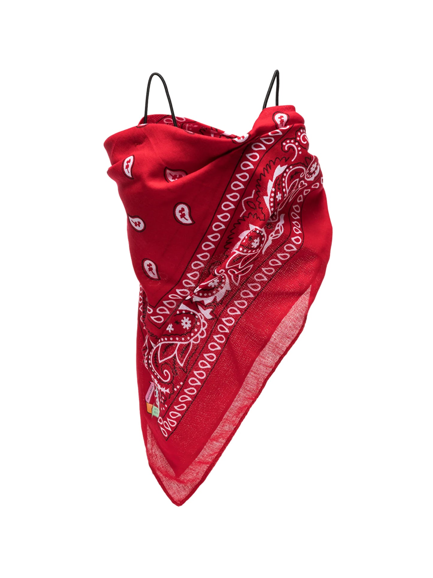bandana print face mask