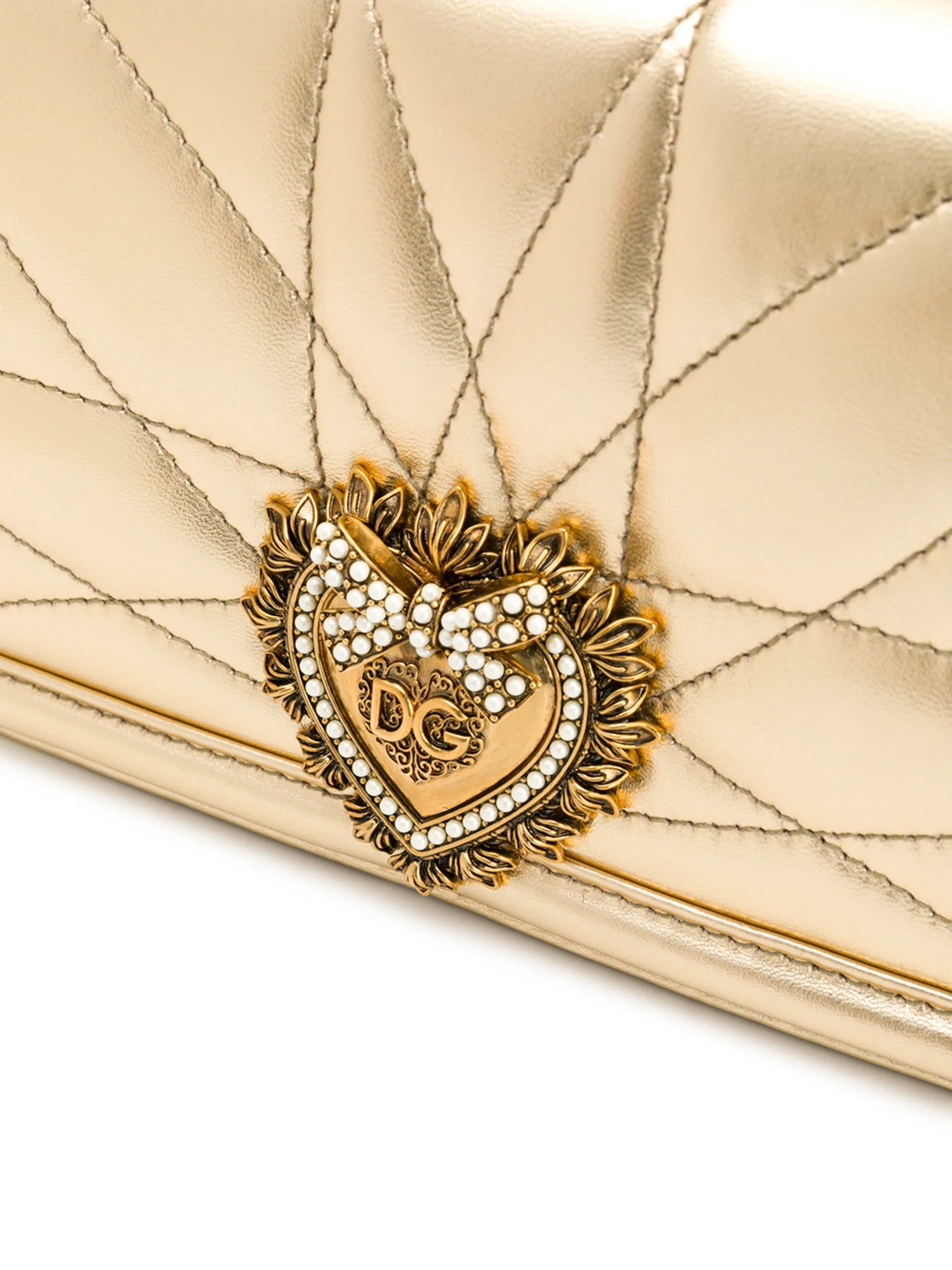 small Devotion quilted crossbody bag