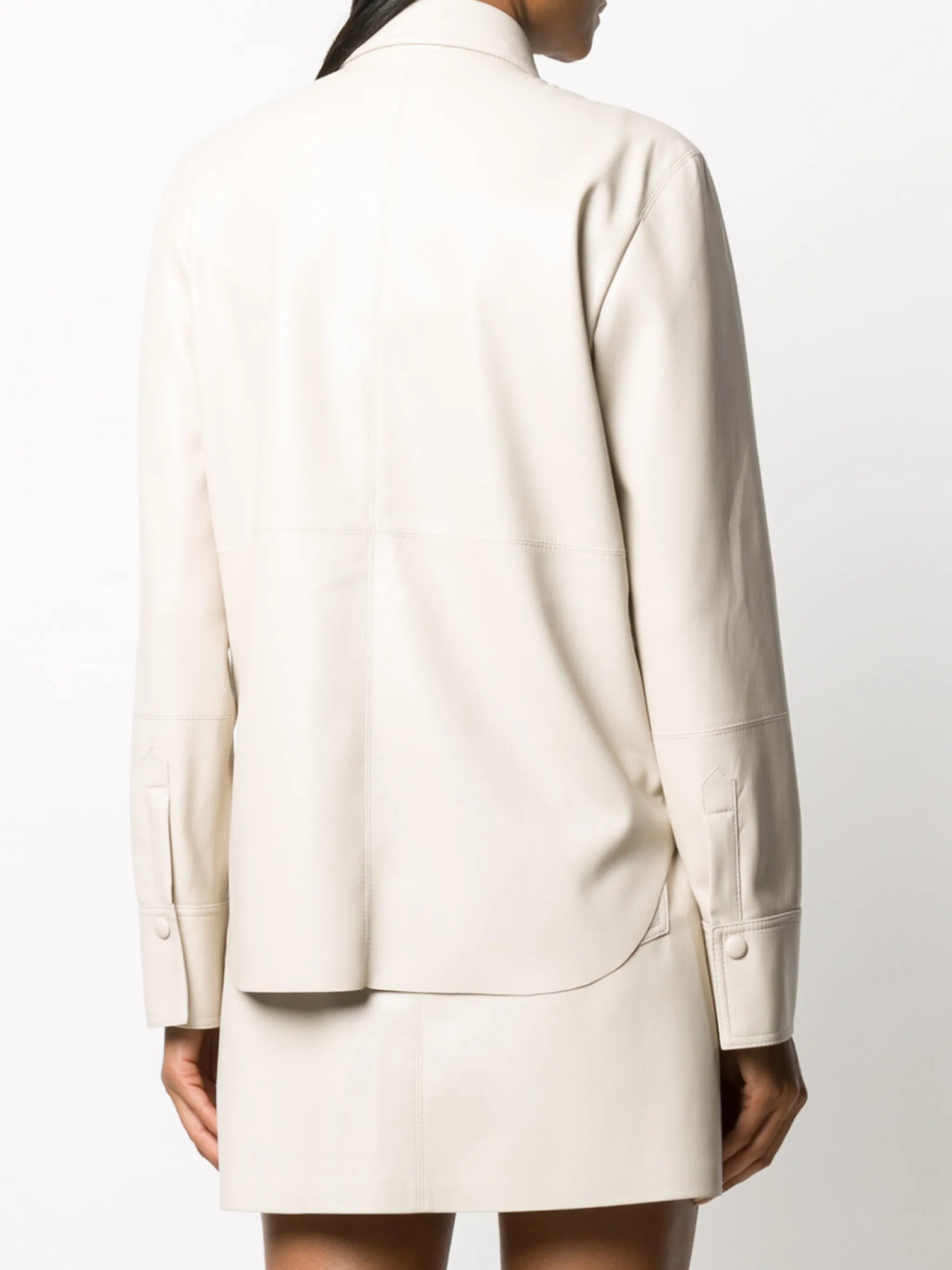 Naum vegan leather shirt