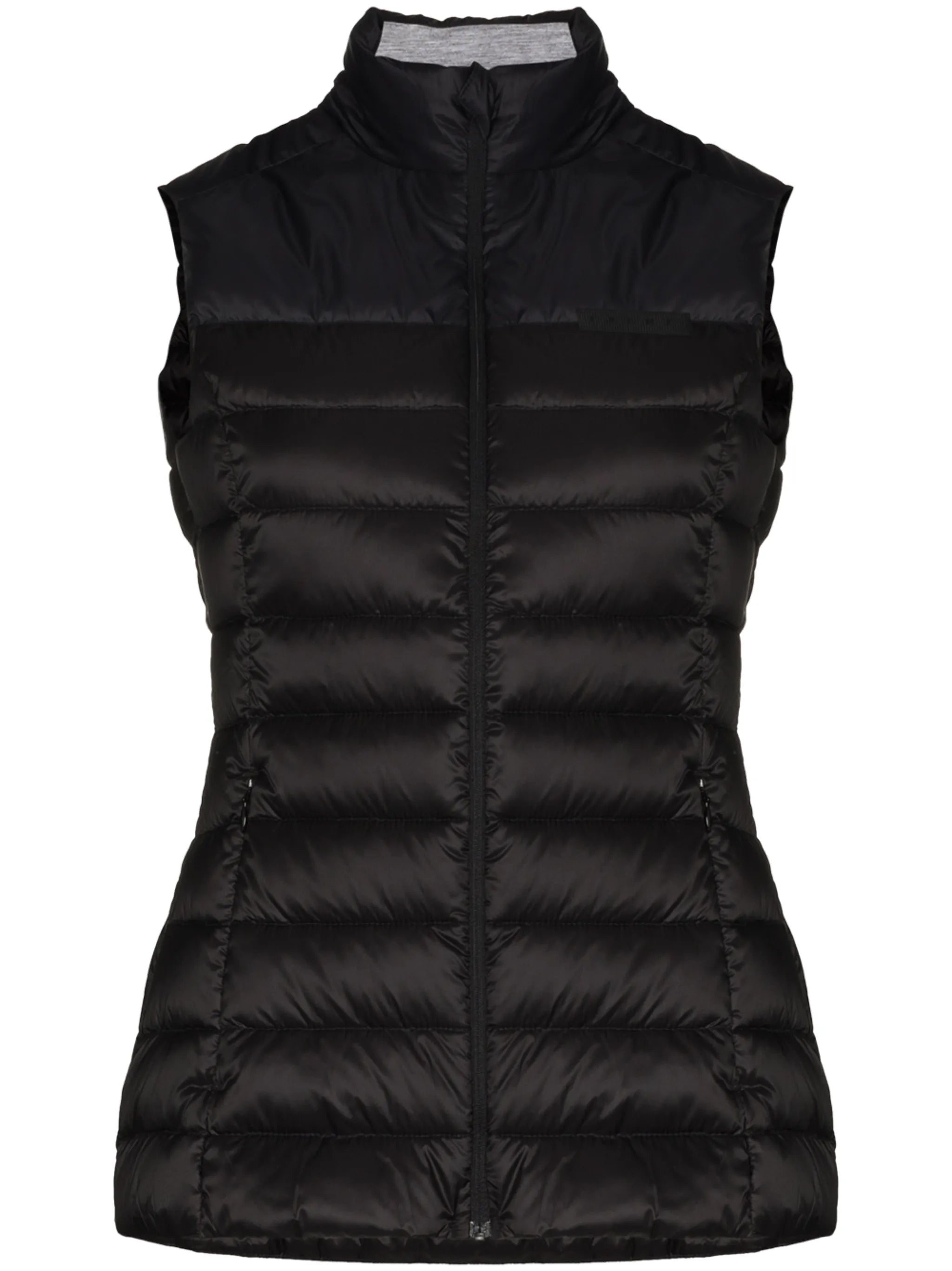 quilted down gilet