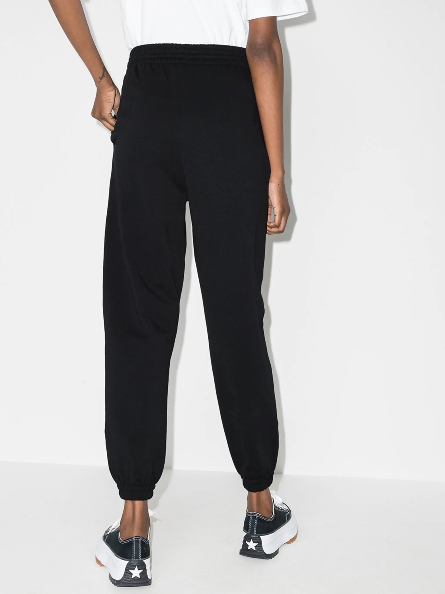 drawstring waist track pants