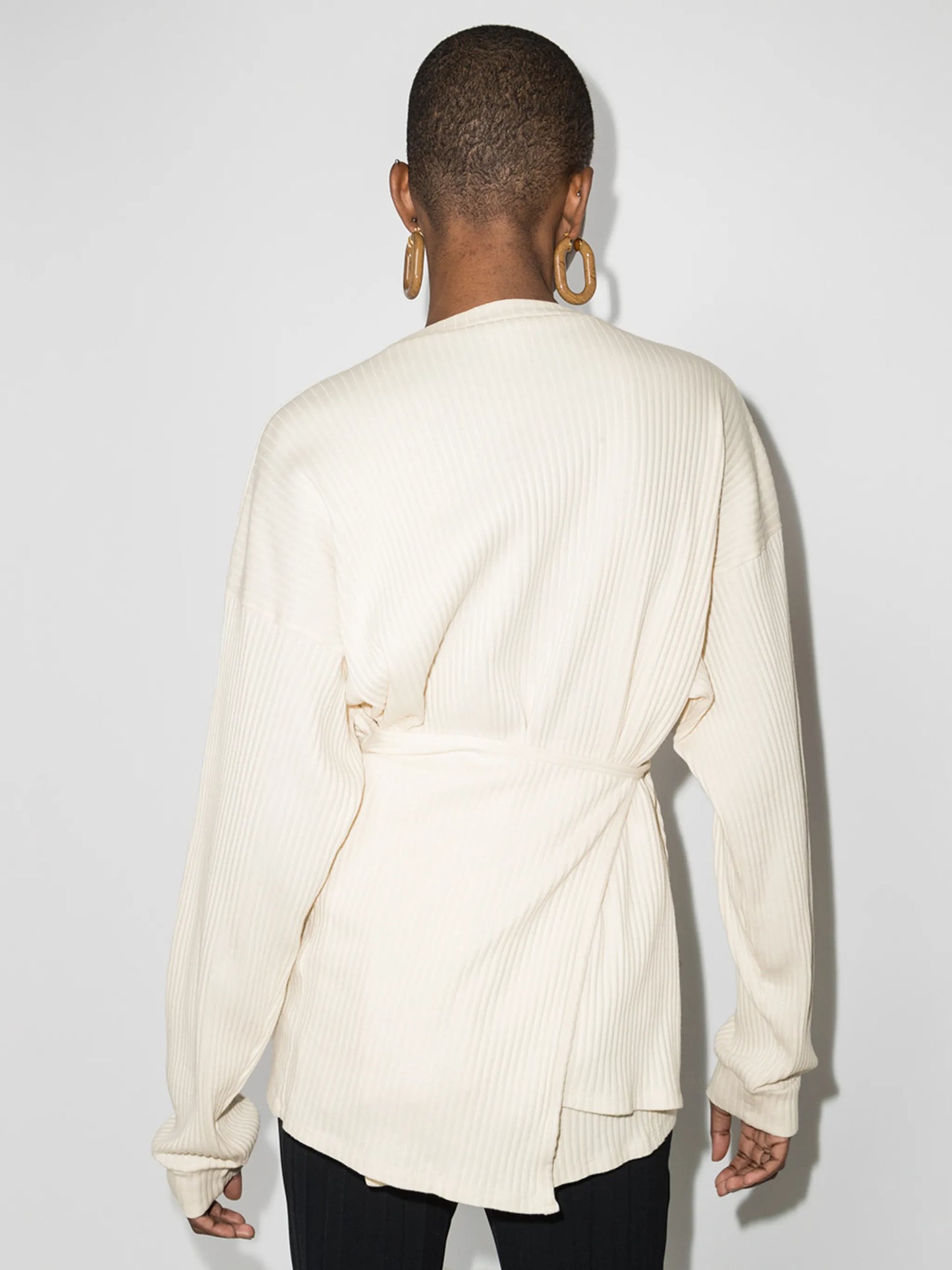Shaw belted oversized sweatshirt