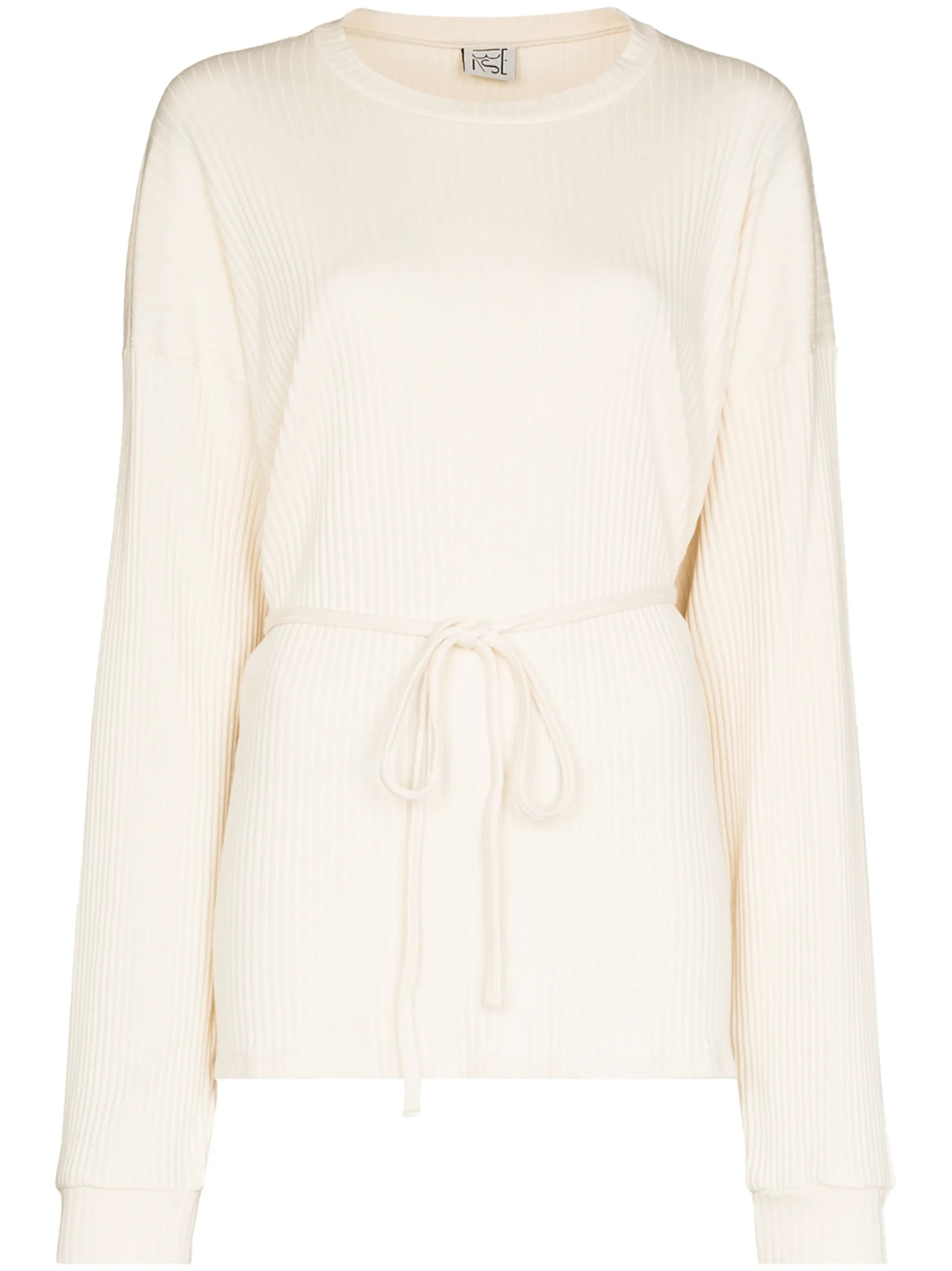 Shaw belted oversized sweatshirt