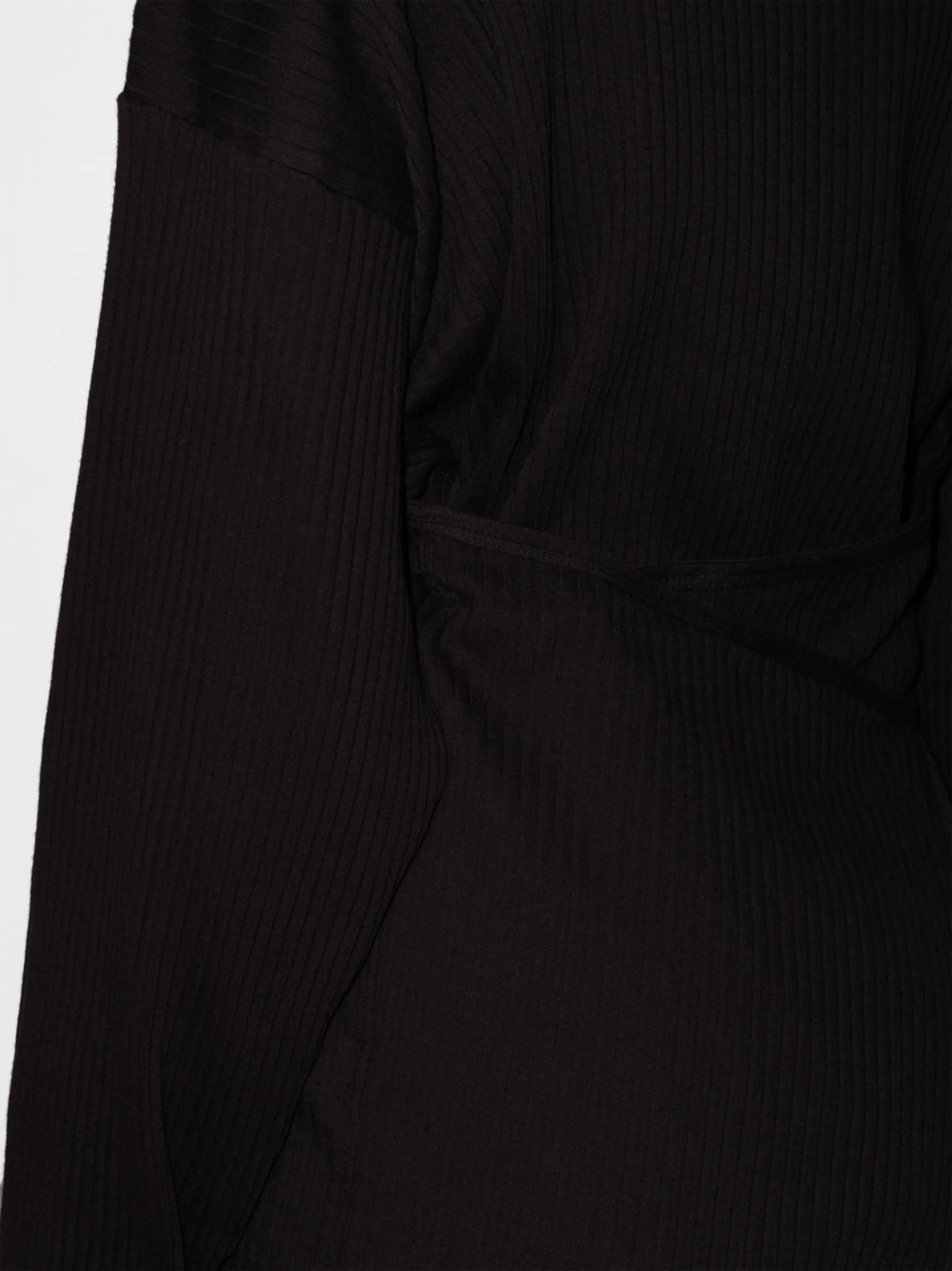 Shaw belted ribbed organic cotton sweatshirt