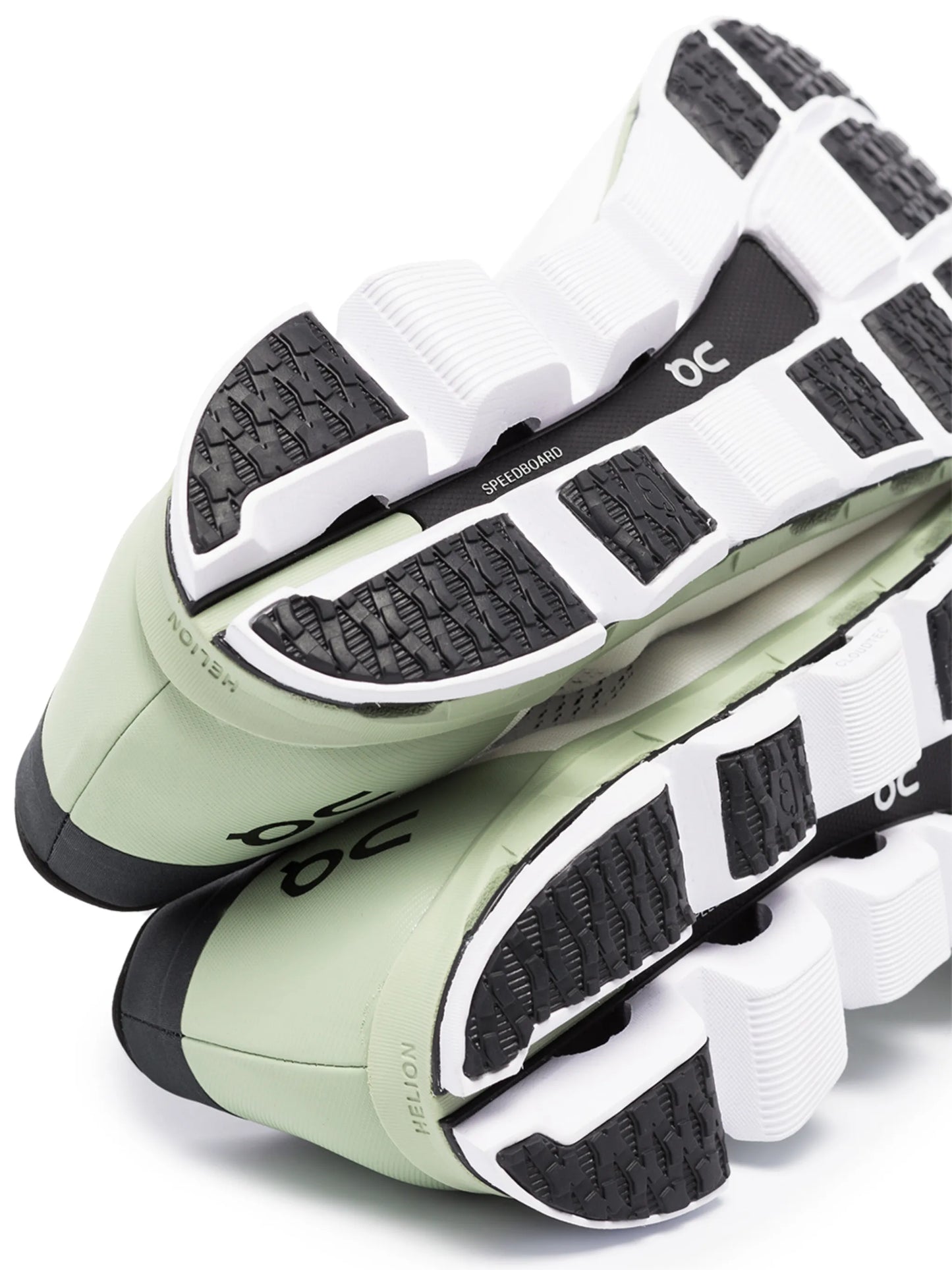 panelled mesh sneakers