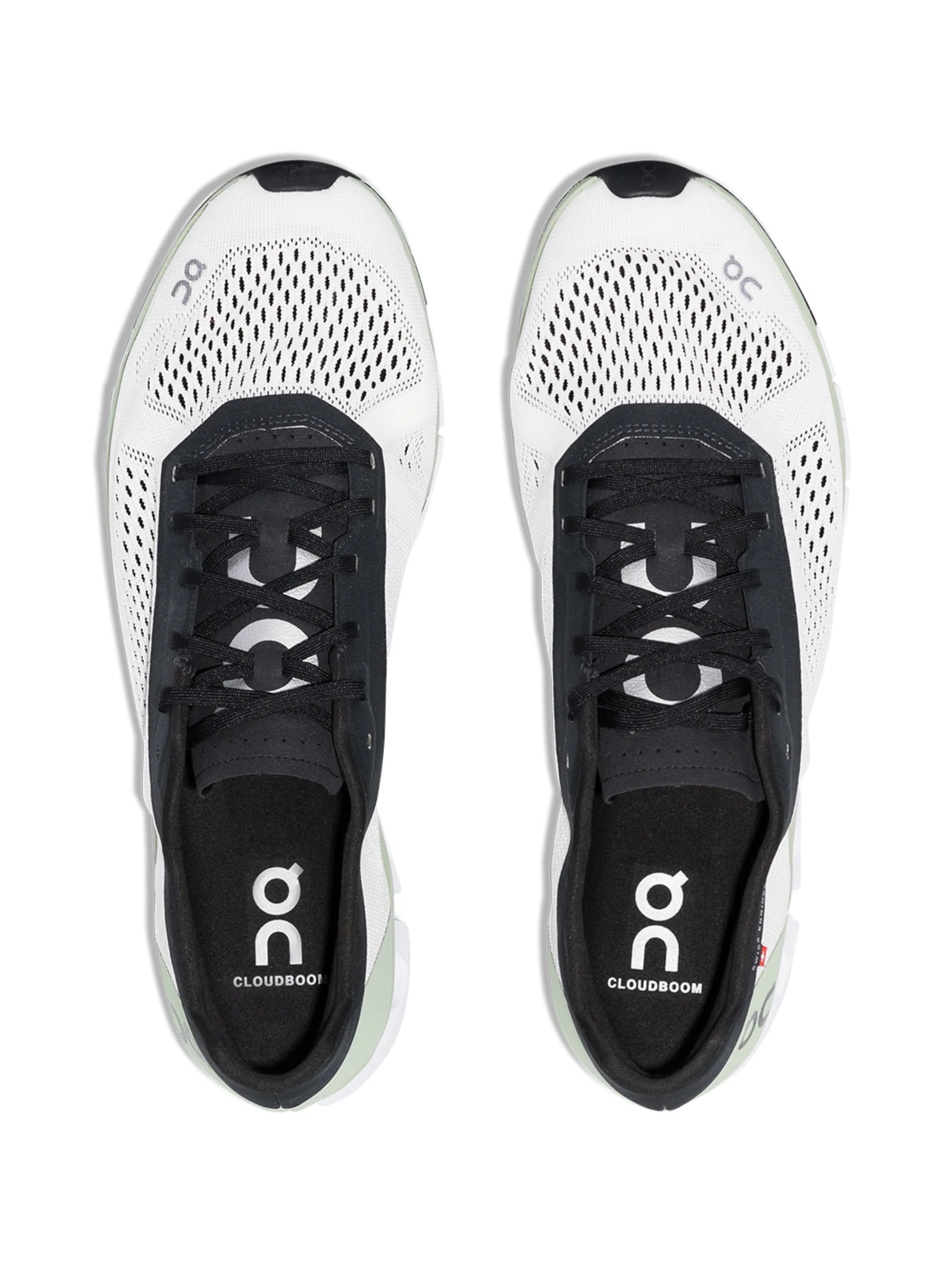panelled mesh sneakers