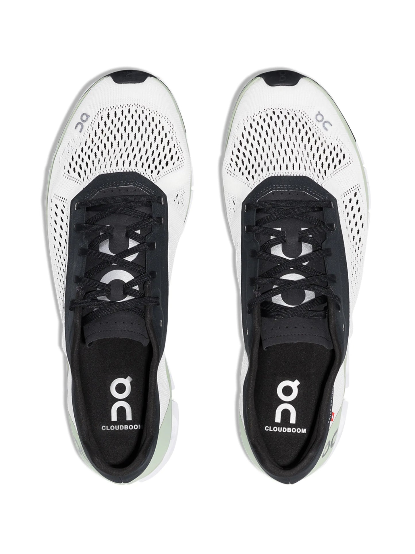 panelled mesh sneakers