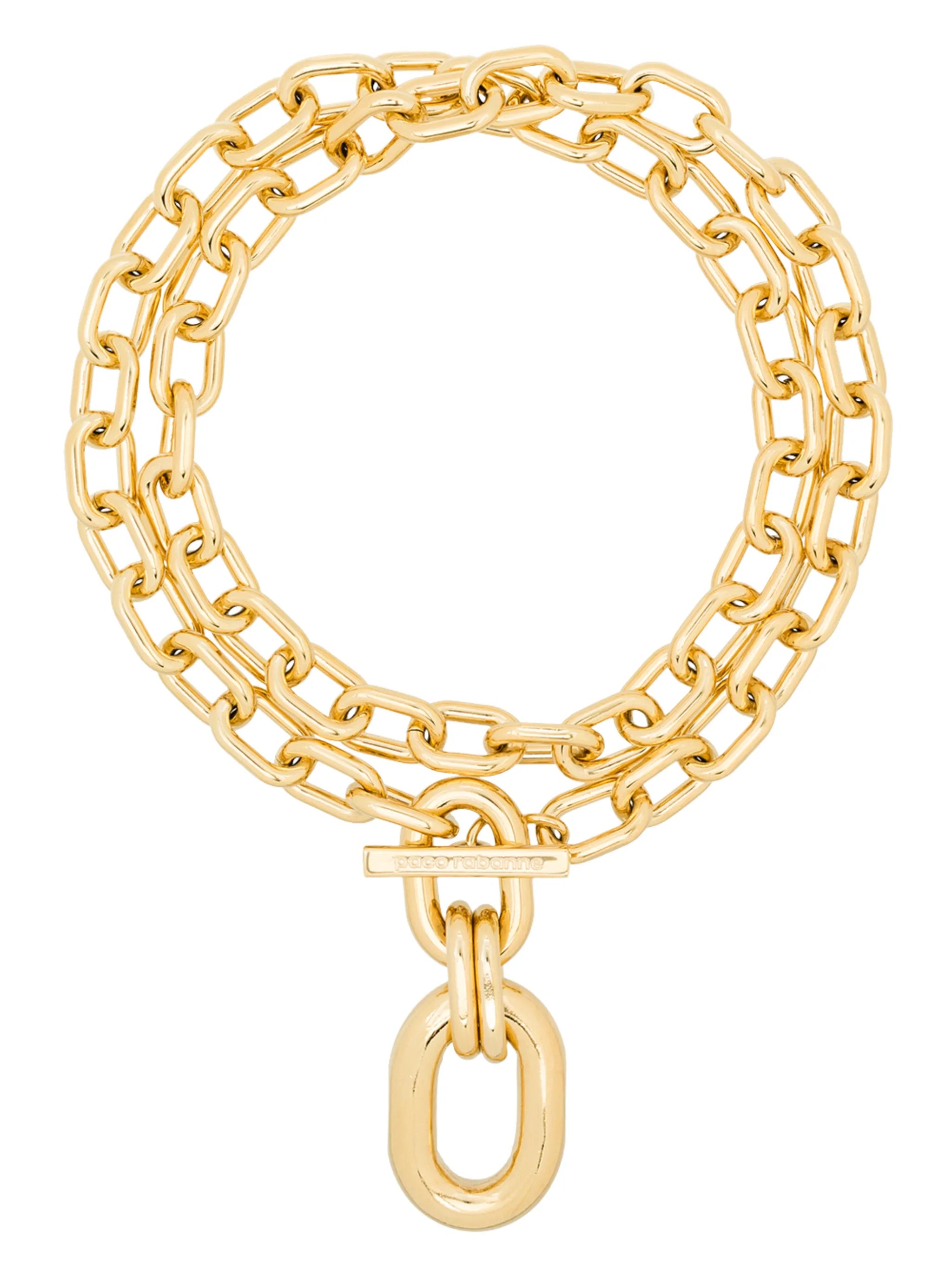 double-wrap chain necklace