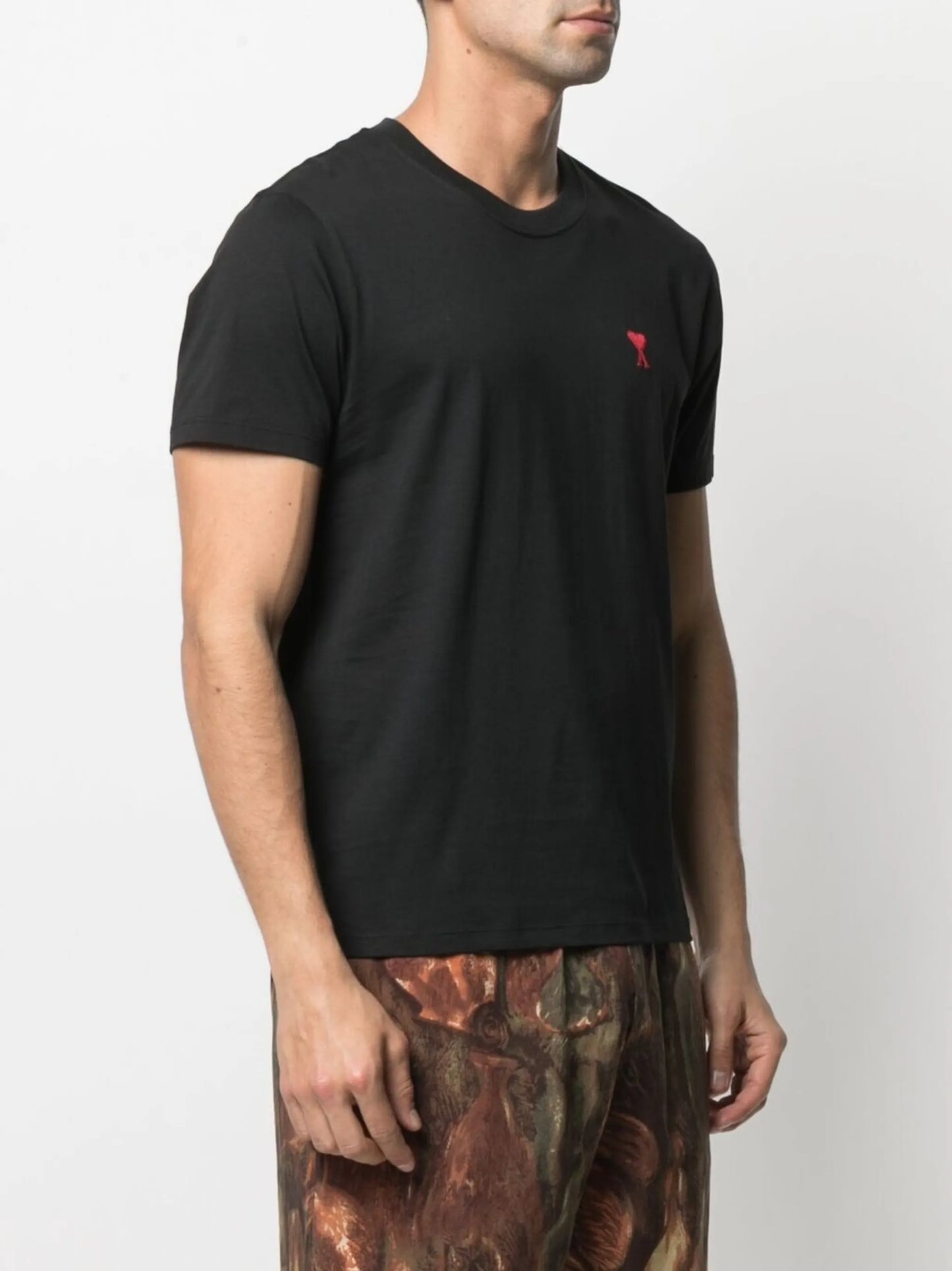logo-embroidered short-sleeve T-shirt