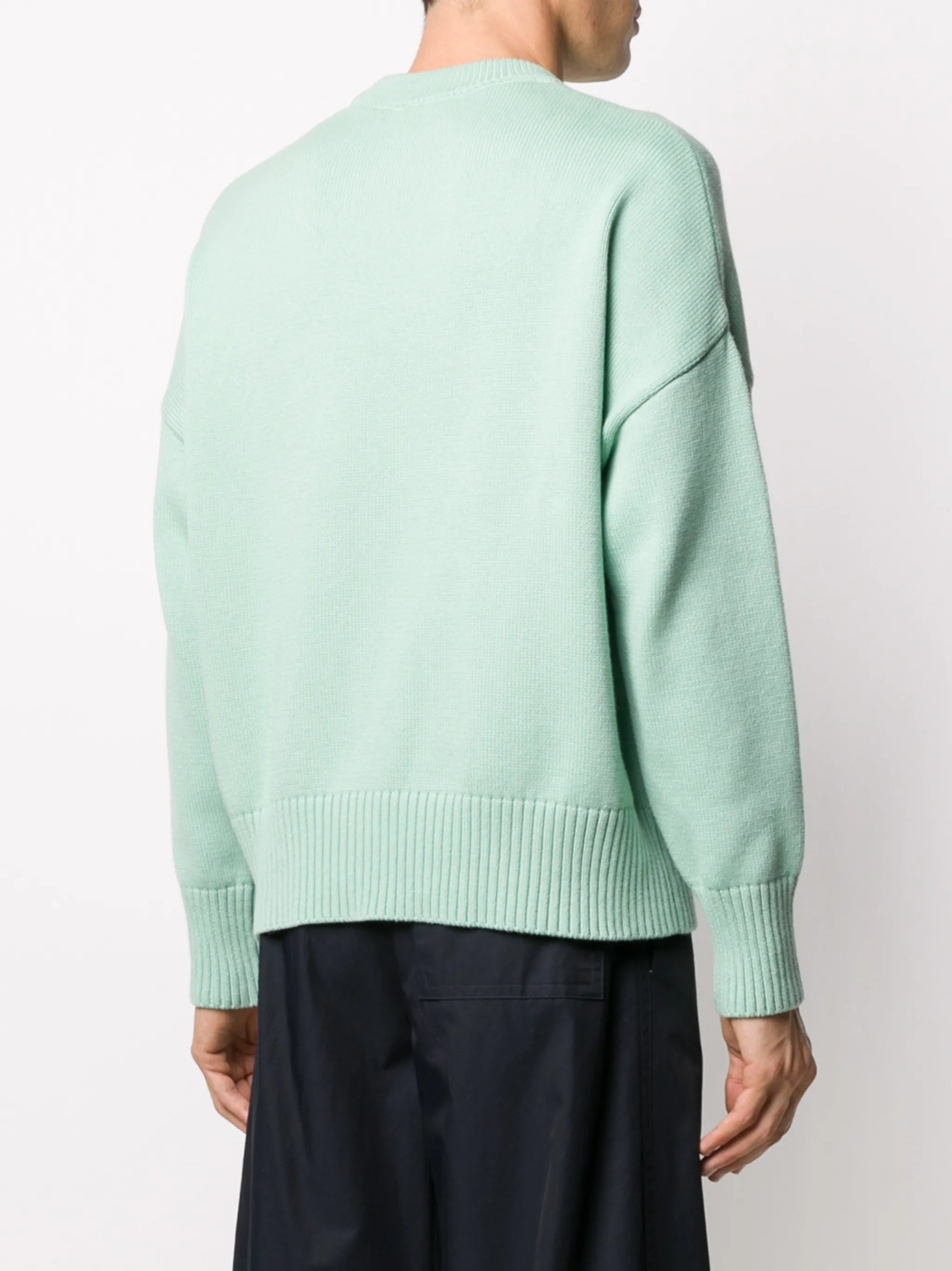 oversize Ami de Coeur logo patch jumper