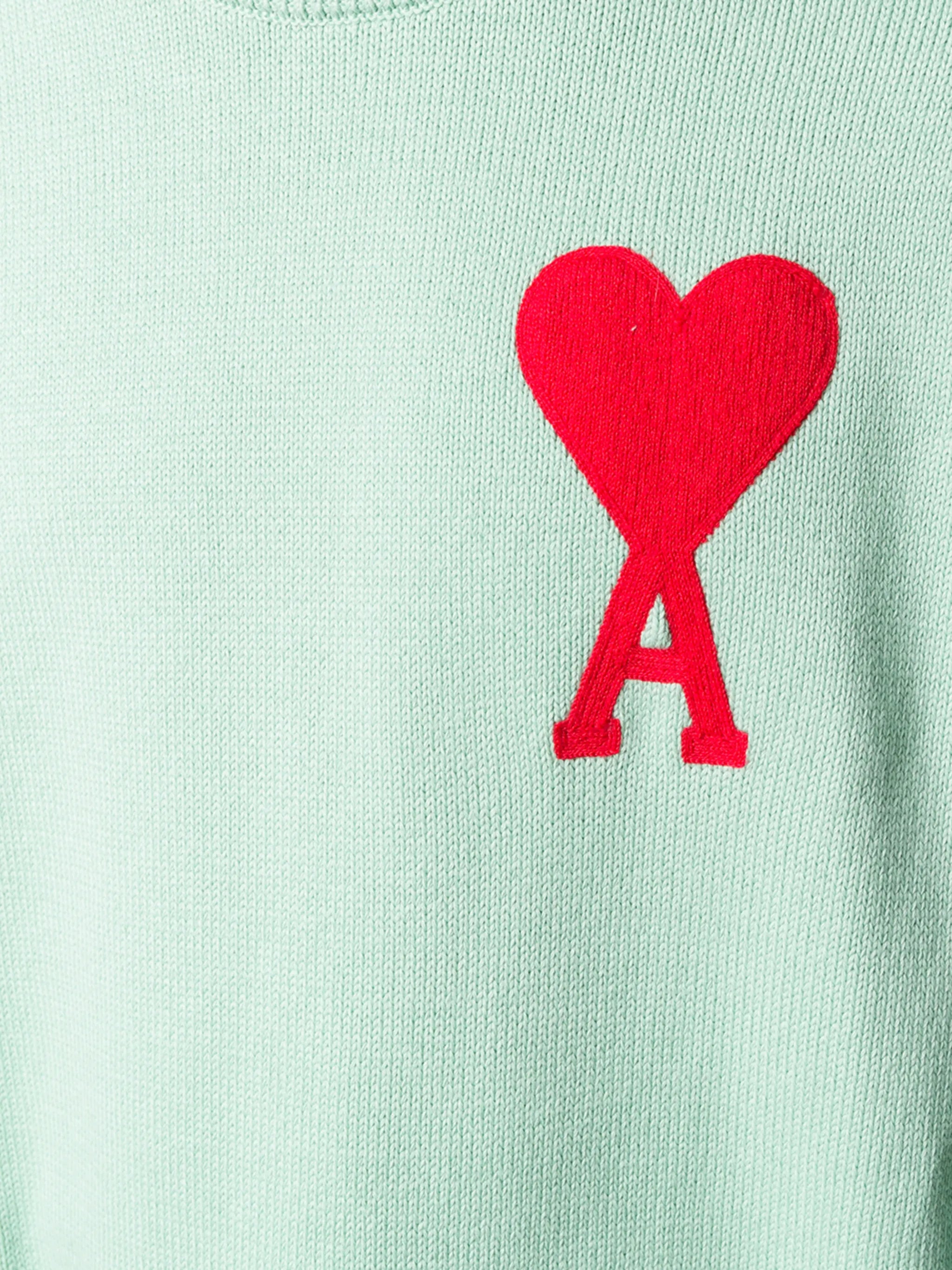 oversize Ami de Coeur logo patch jumper
