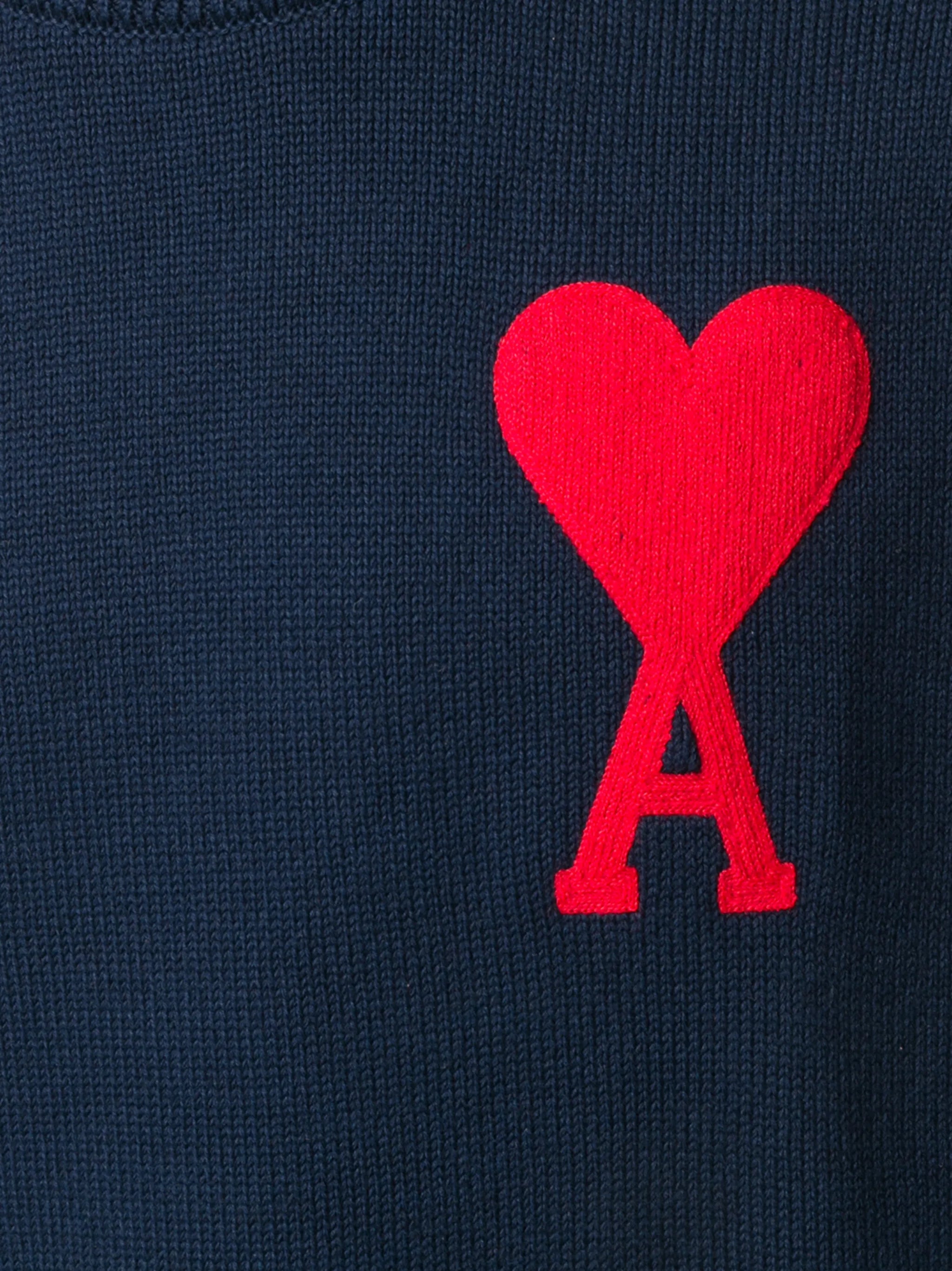oversize Ami de Coeur logo patch jumper