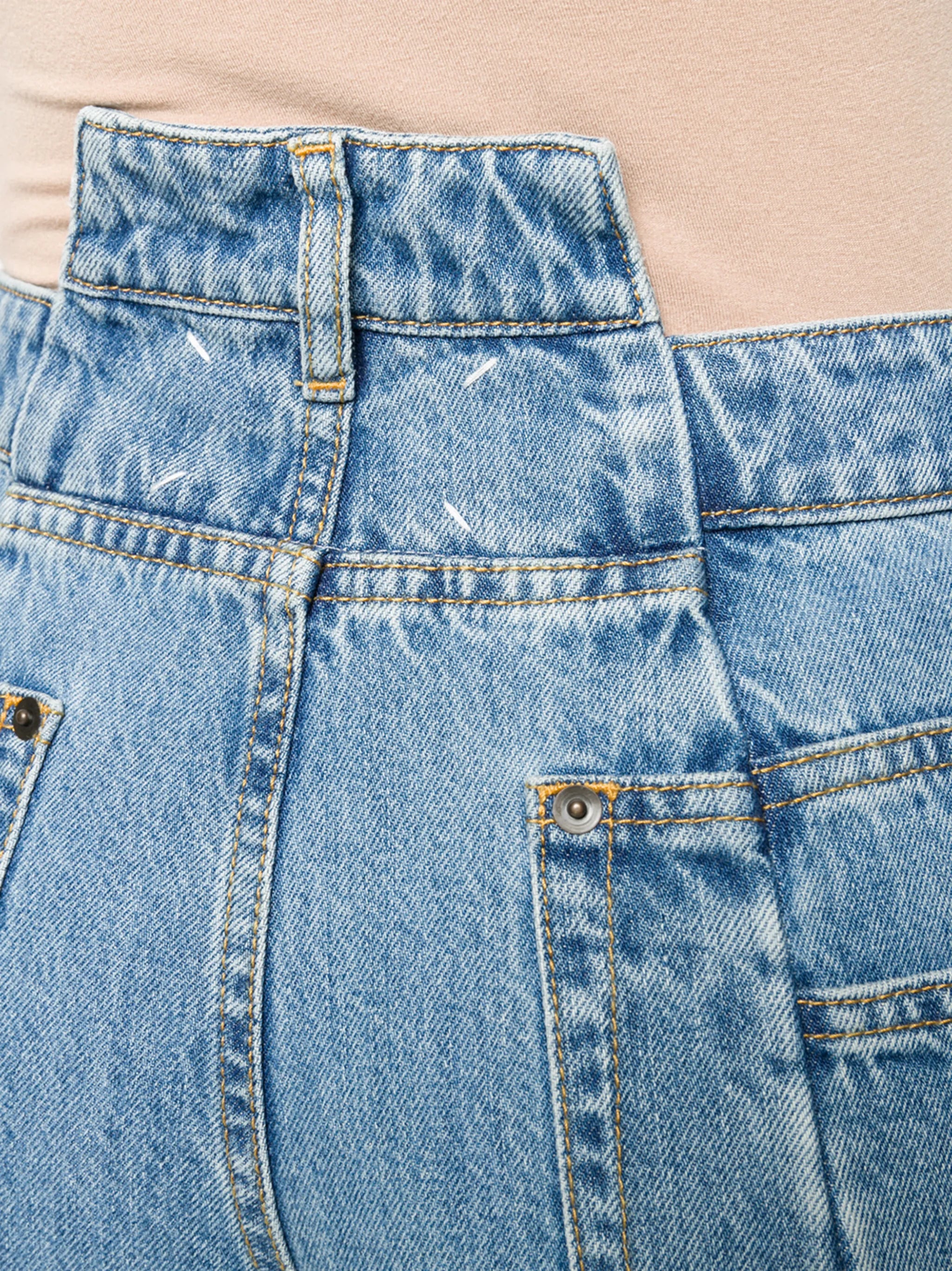 Décortiqué wide-leg jeans