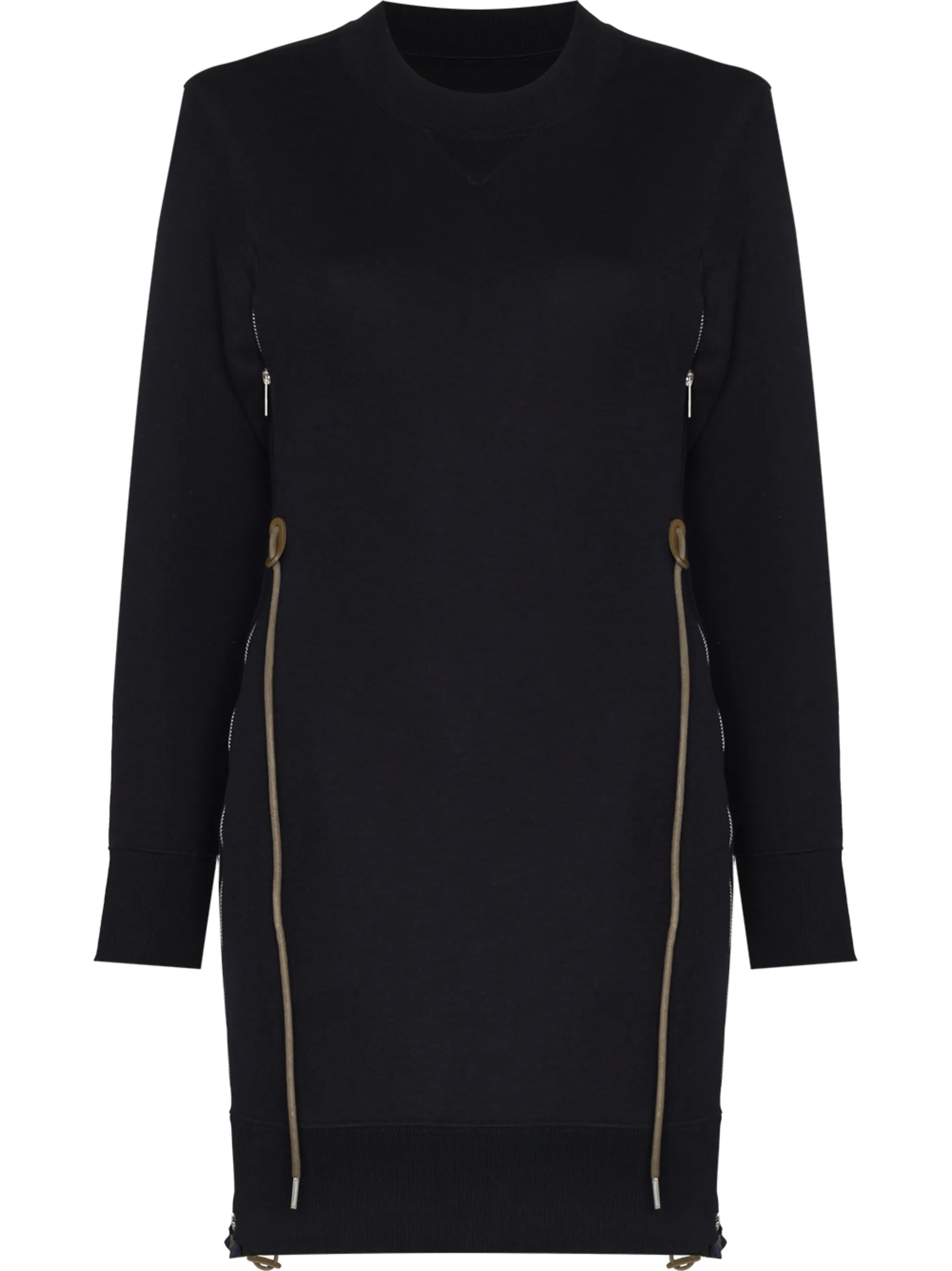 panelled A-line mini dress