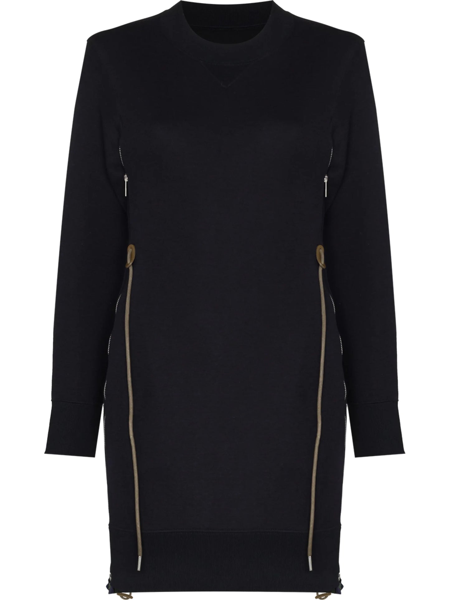 panelled A-line mini dress