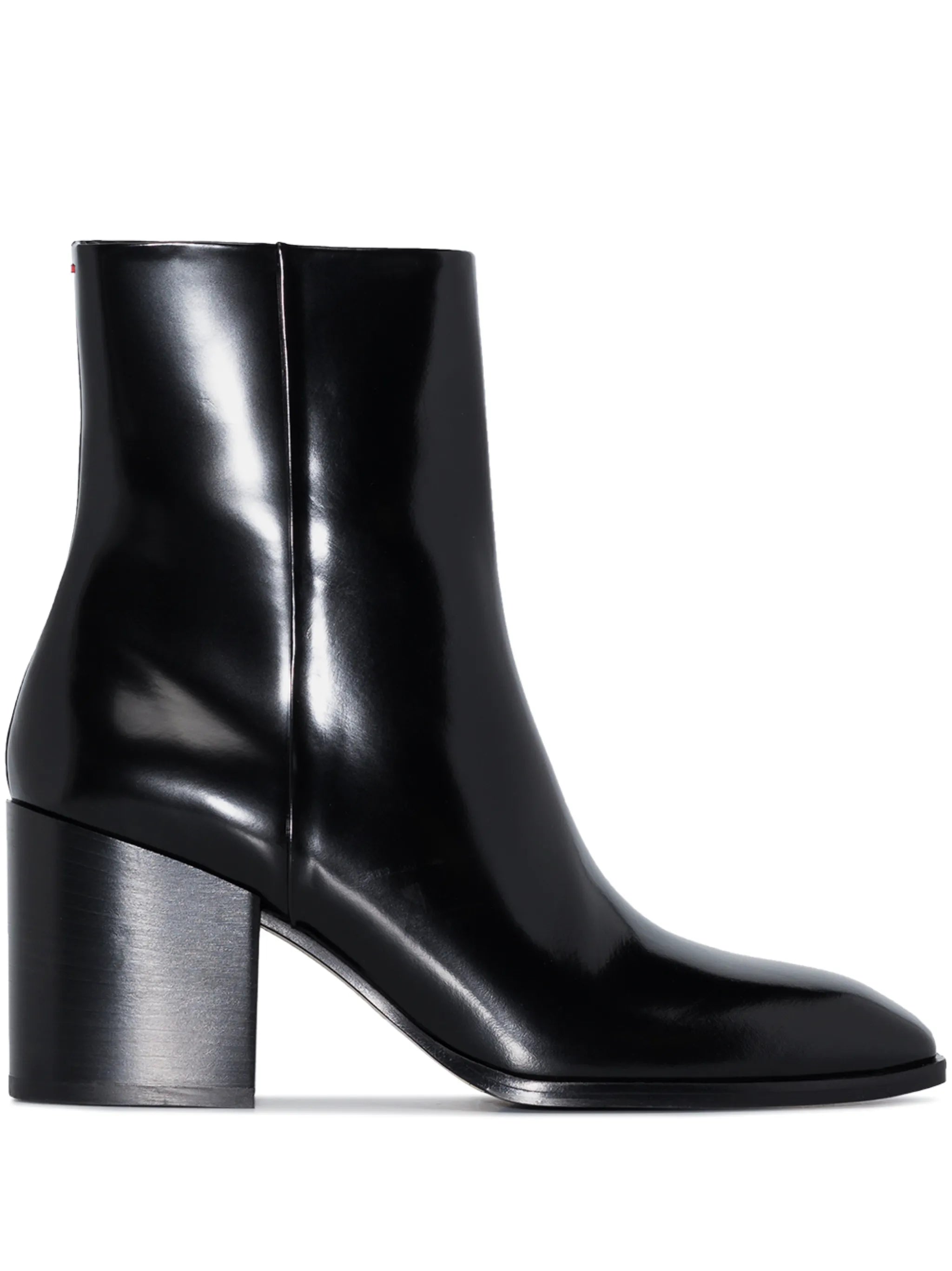 Leandra 75mm leather ankle boots
