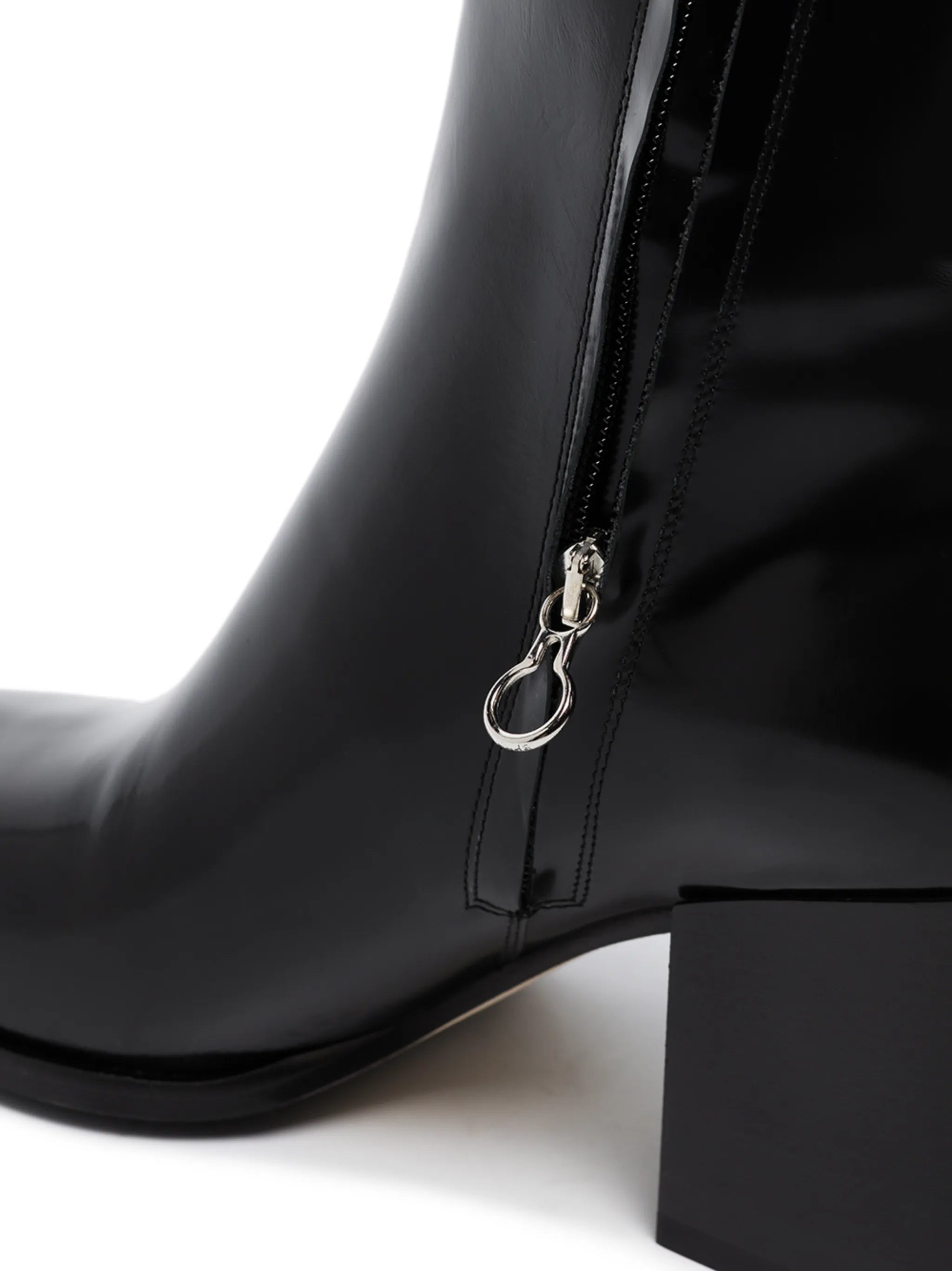 Leandra 75mm leather ankle boots