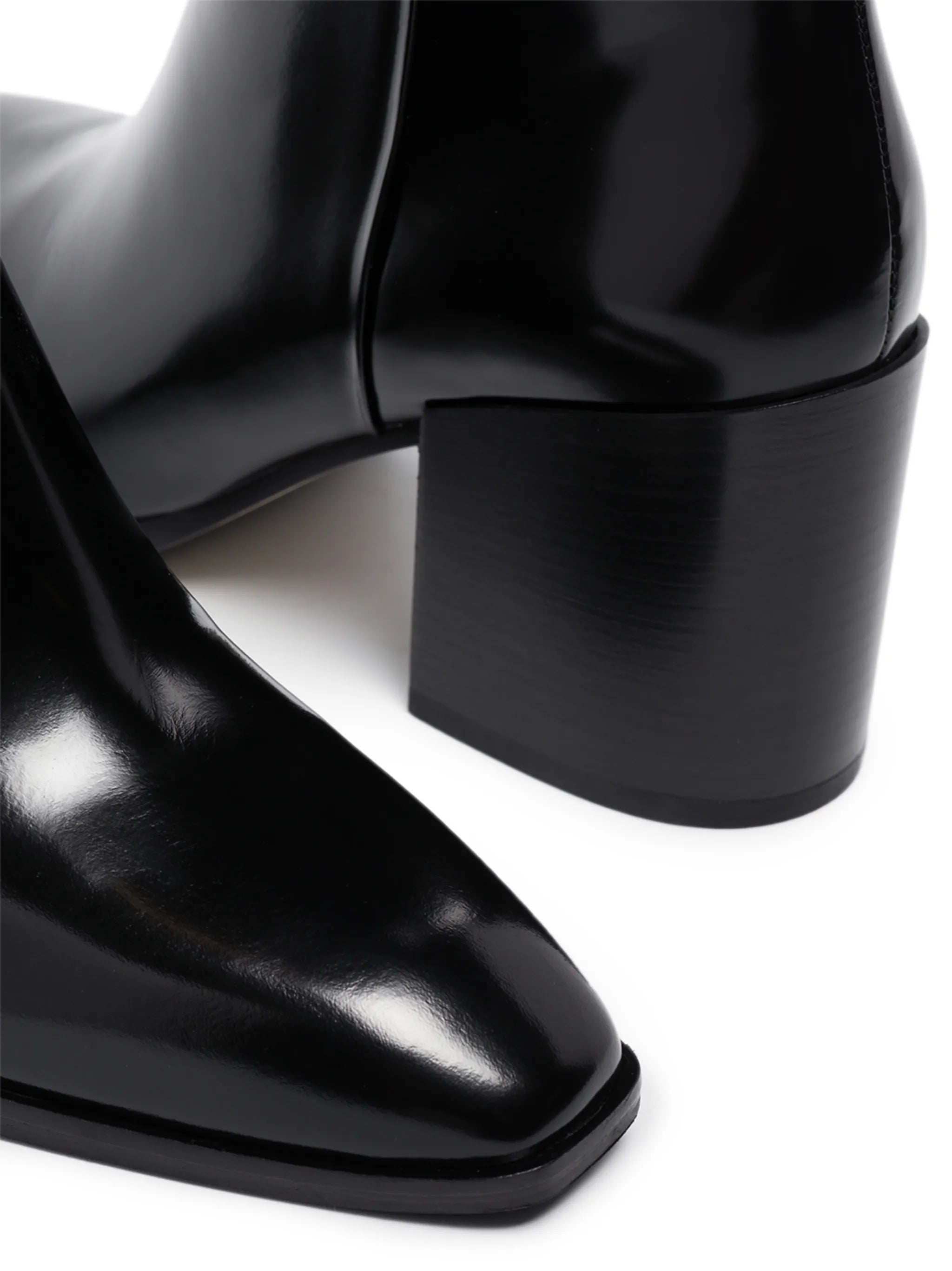 Leandra 75mm leather ankle boots