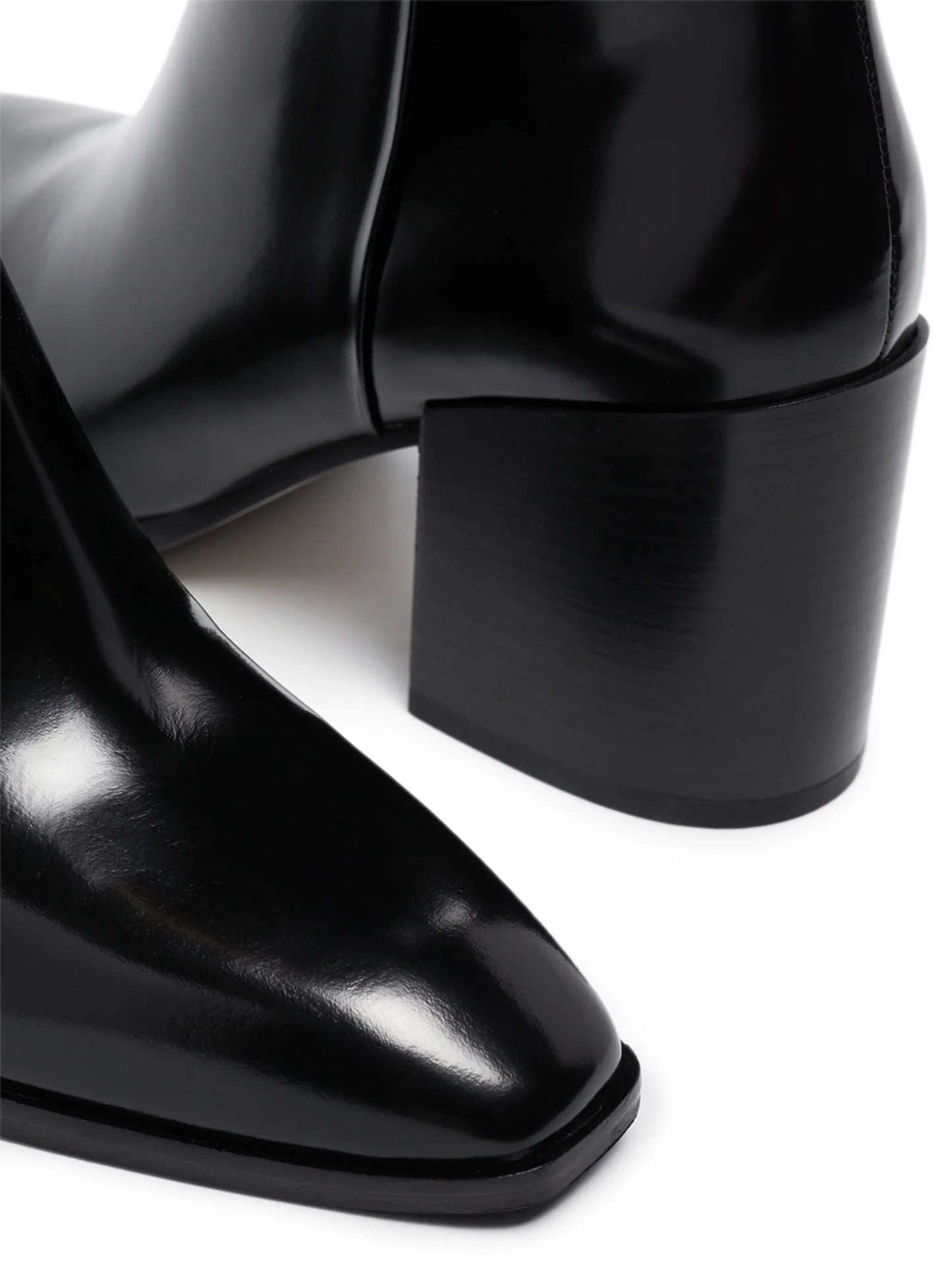 Leandra 75mm leather ankle boots