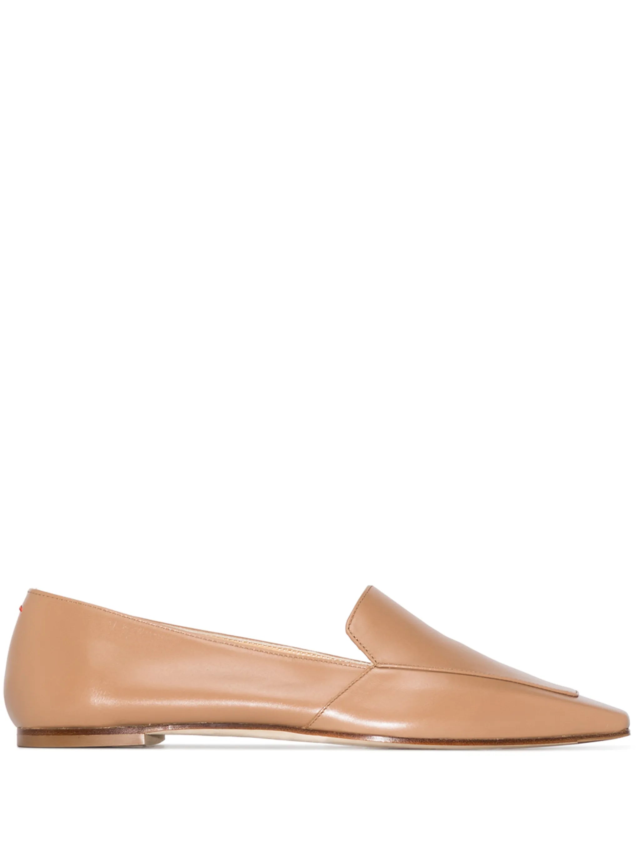 Aurora flat leather loafers