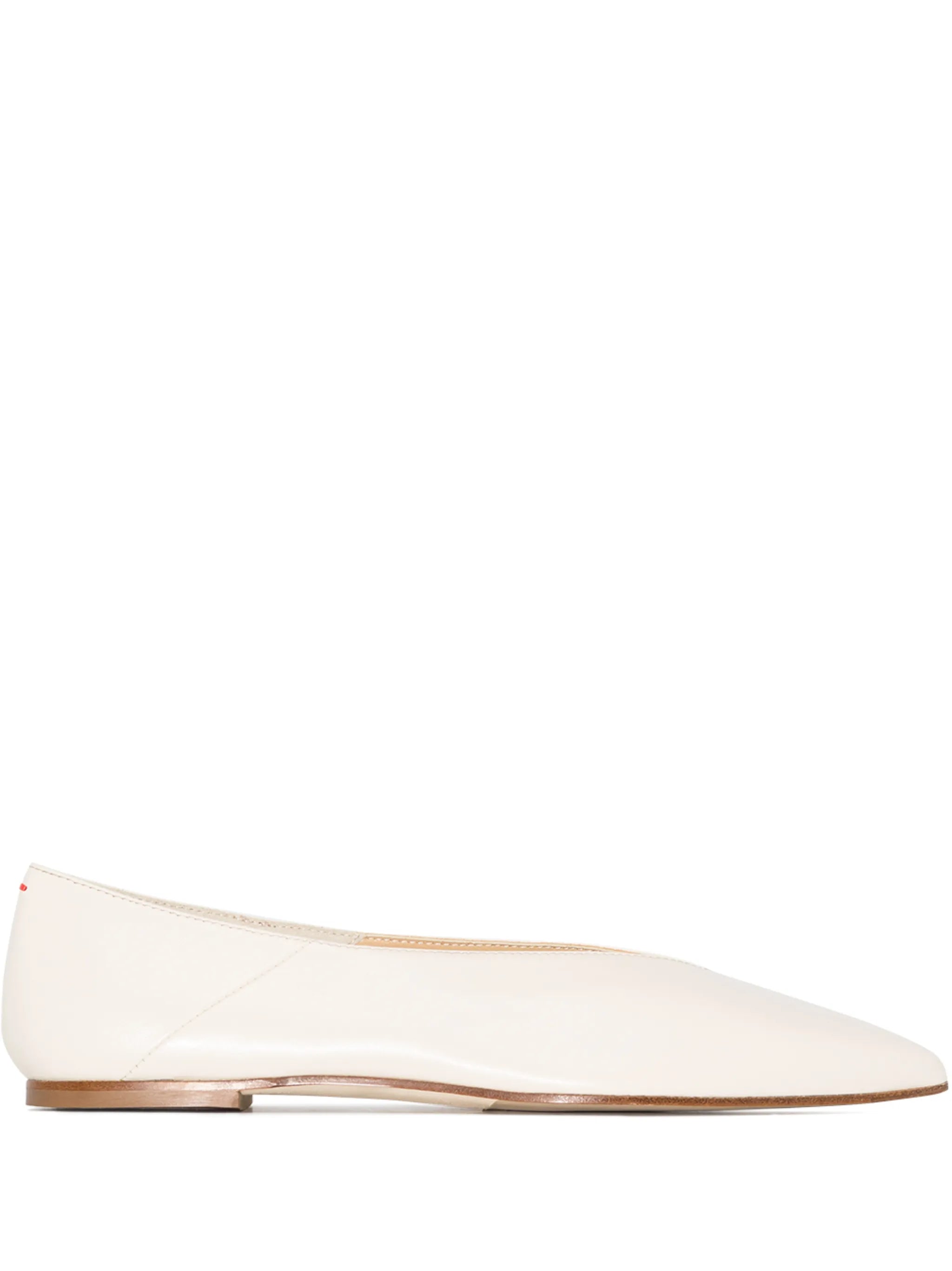Moa leather ballet flats