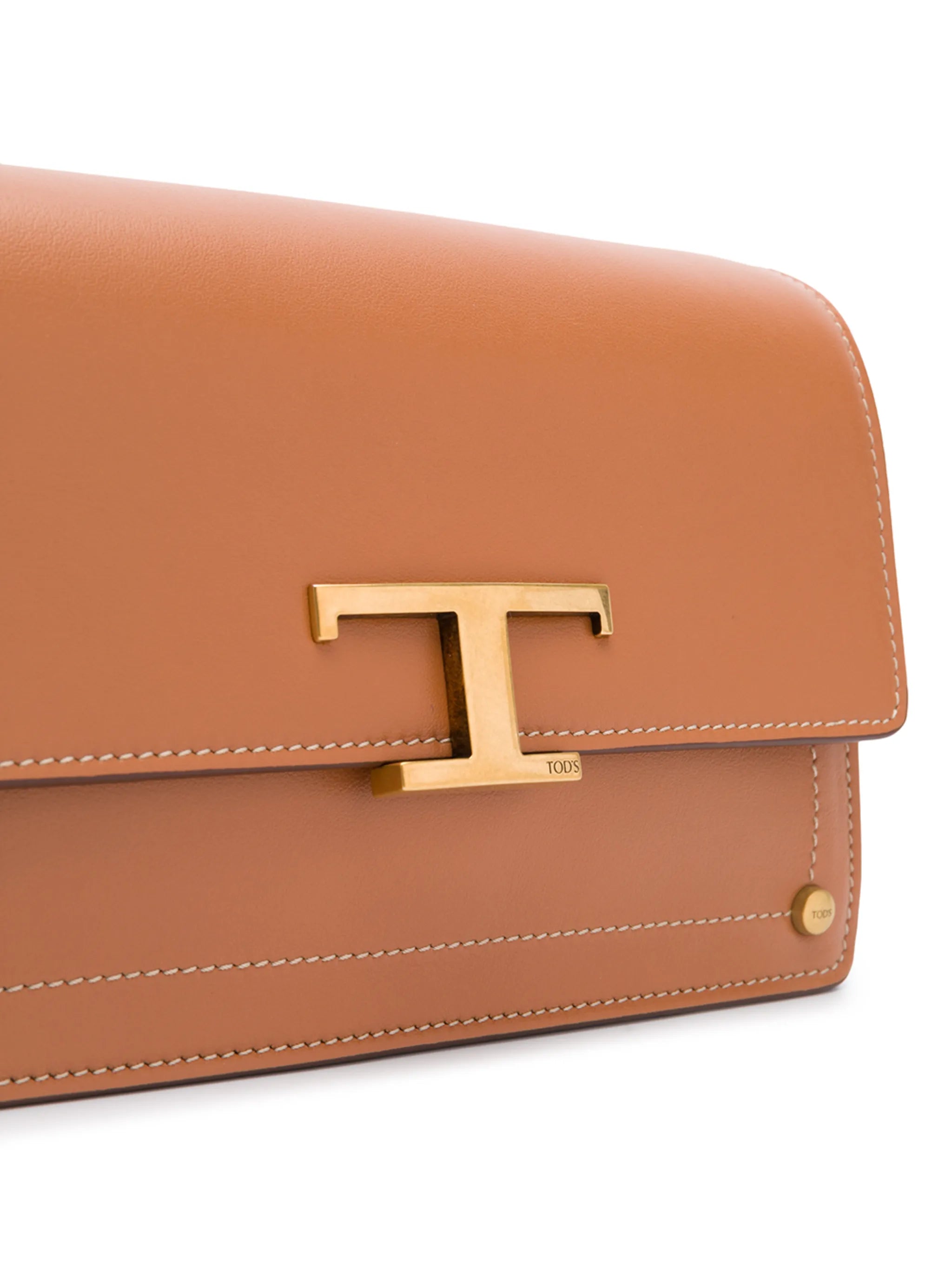 mini T logo satchel