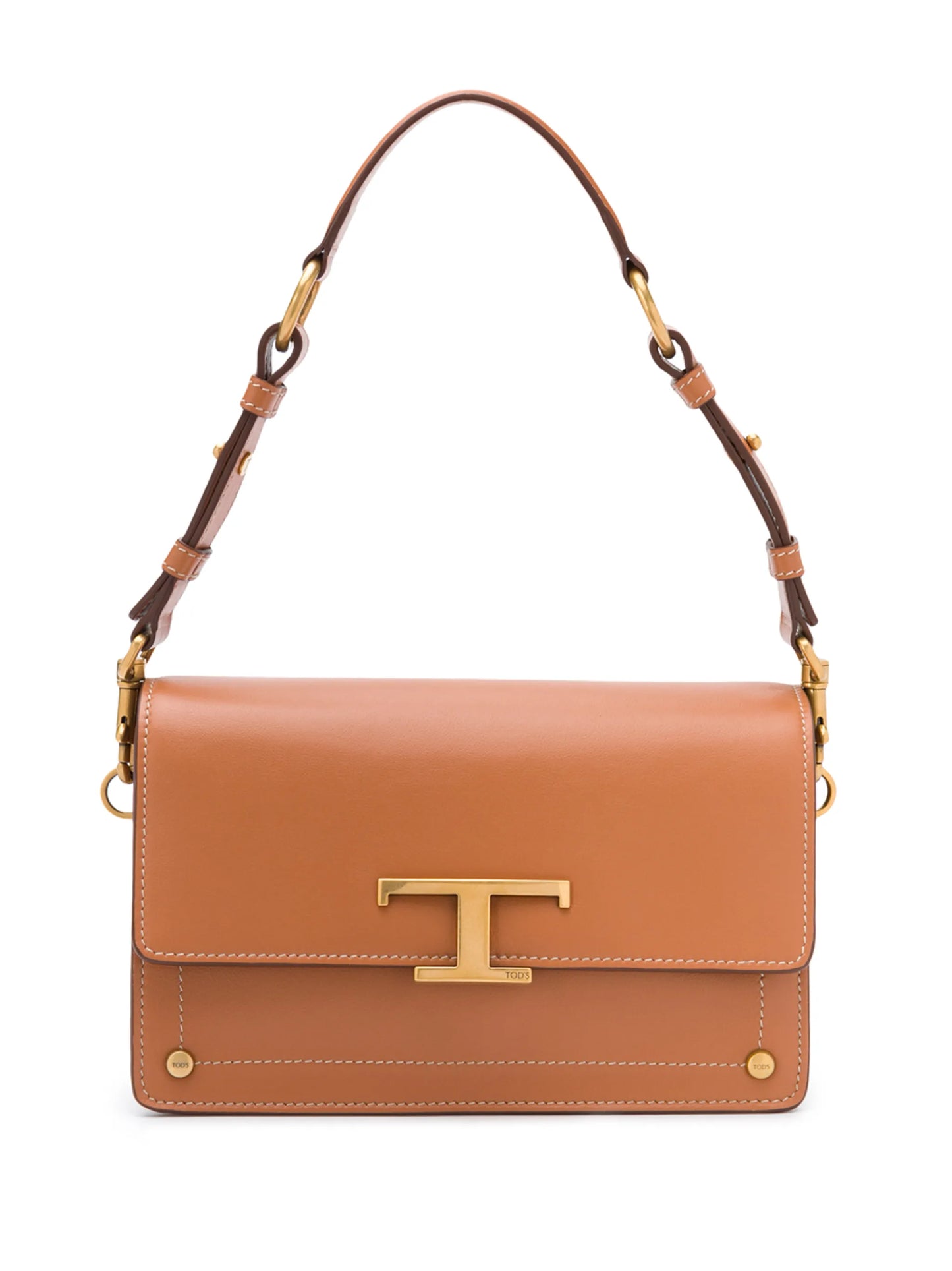mini T logo satchel