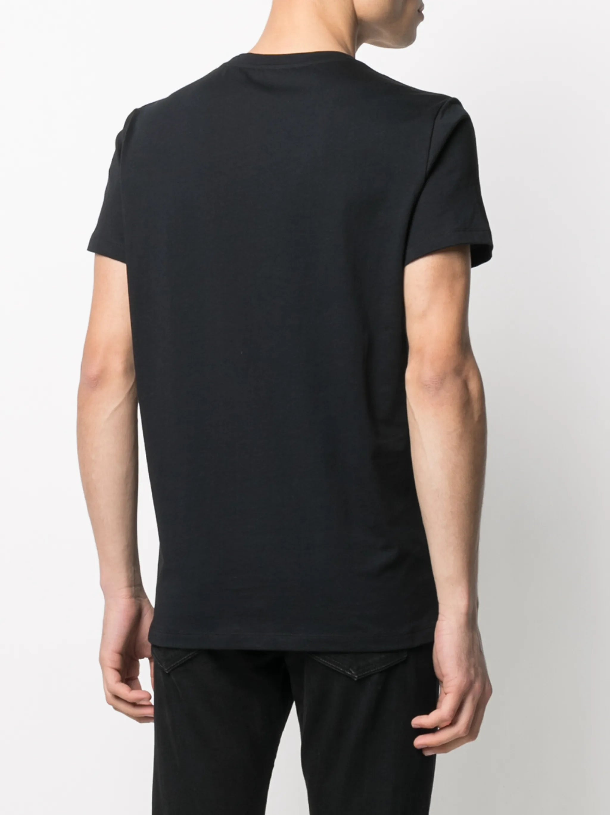 flocked logo T-shirt