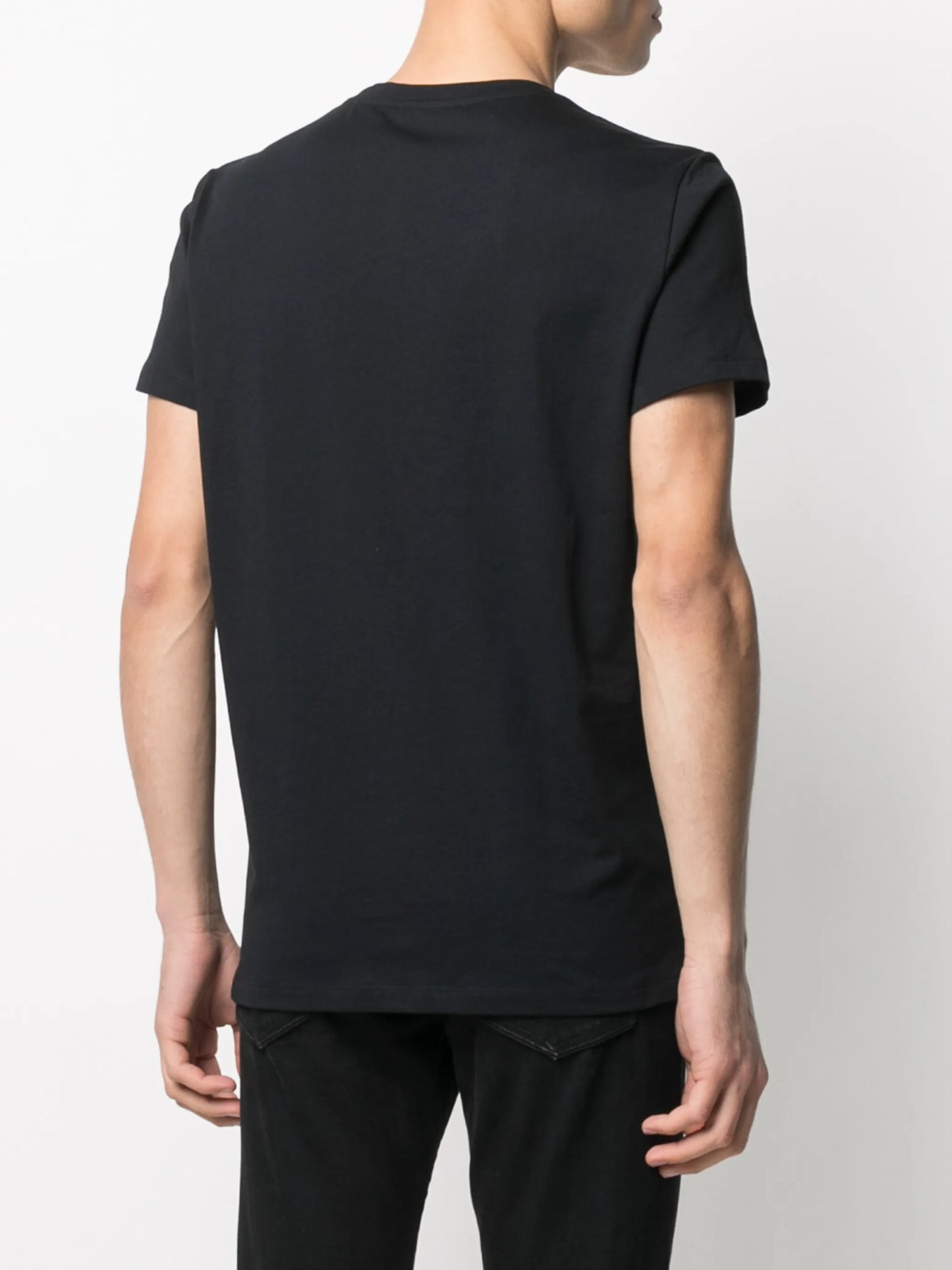 flocked logo T-shirt