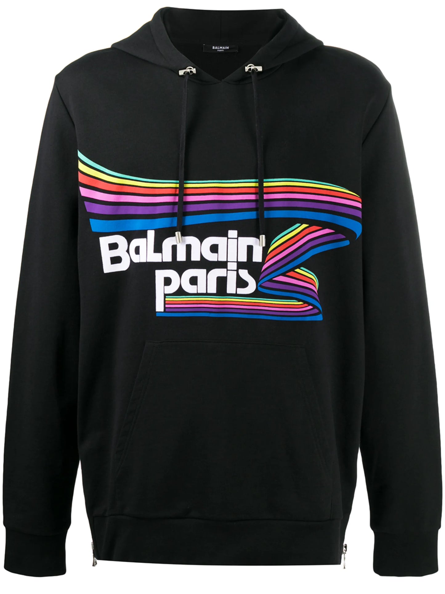 logo-print drawstring hoodie