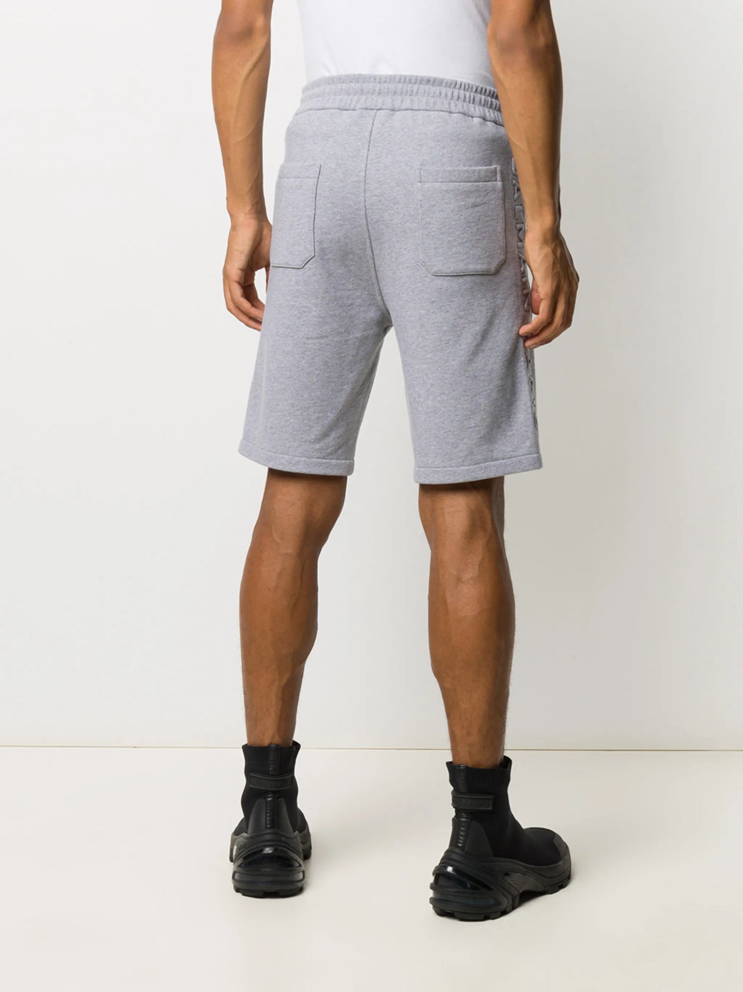 logo embossed bermuda shorts
