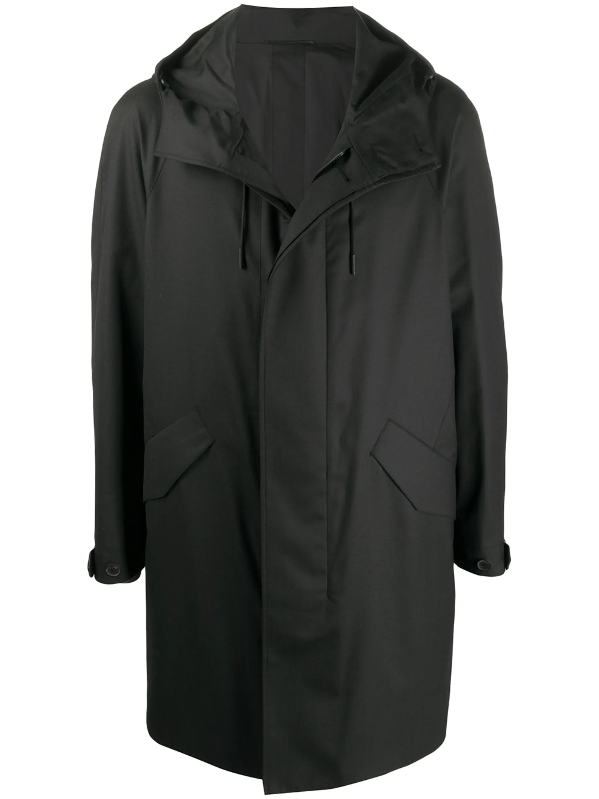 hooded coat
