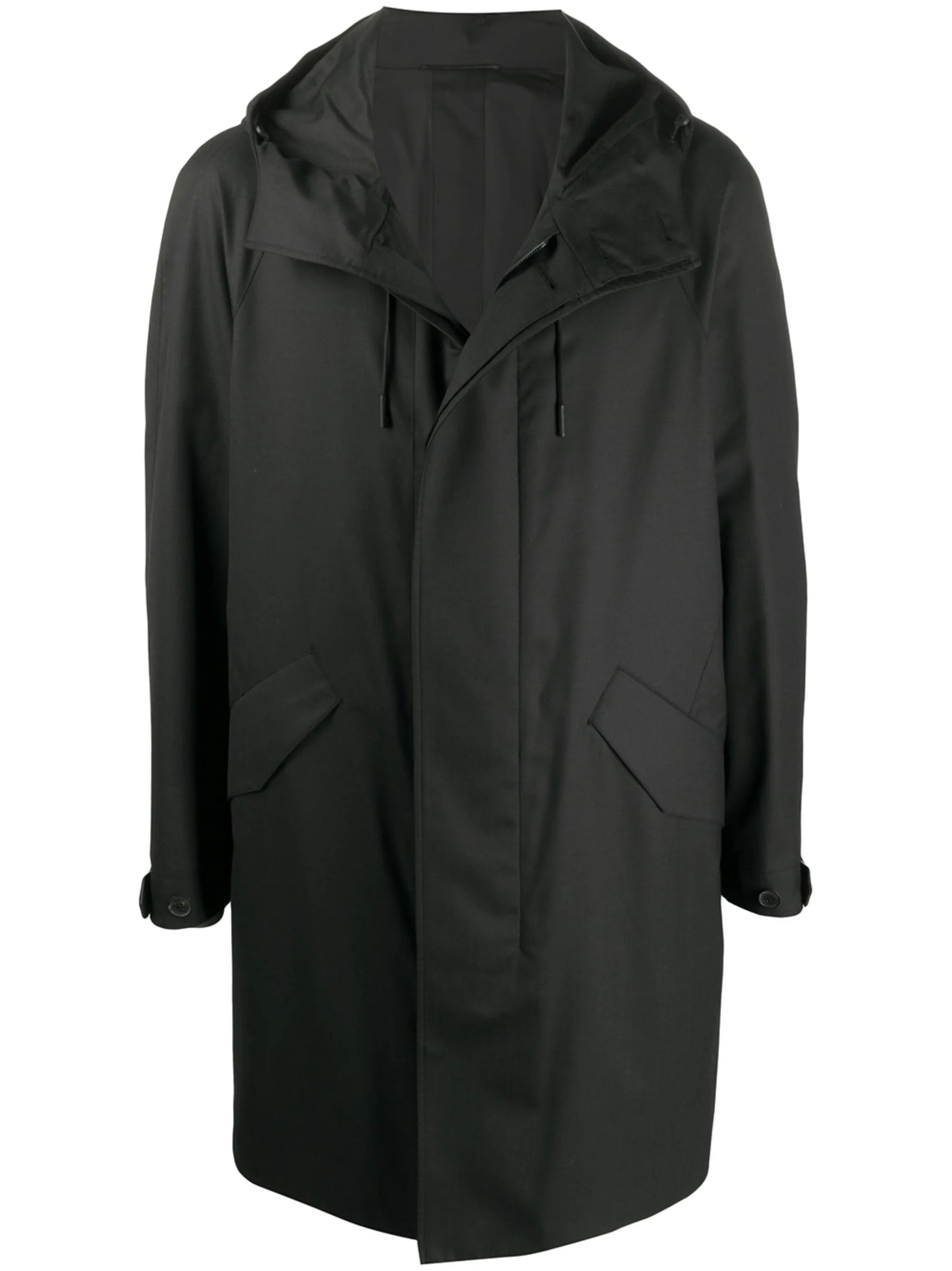 hooded coat