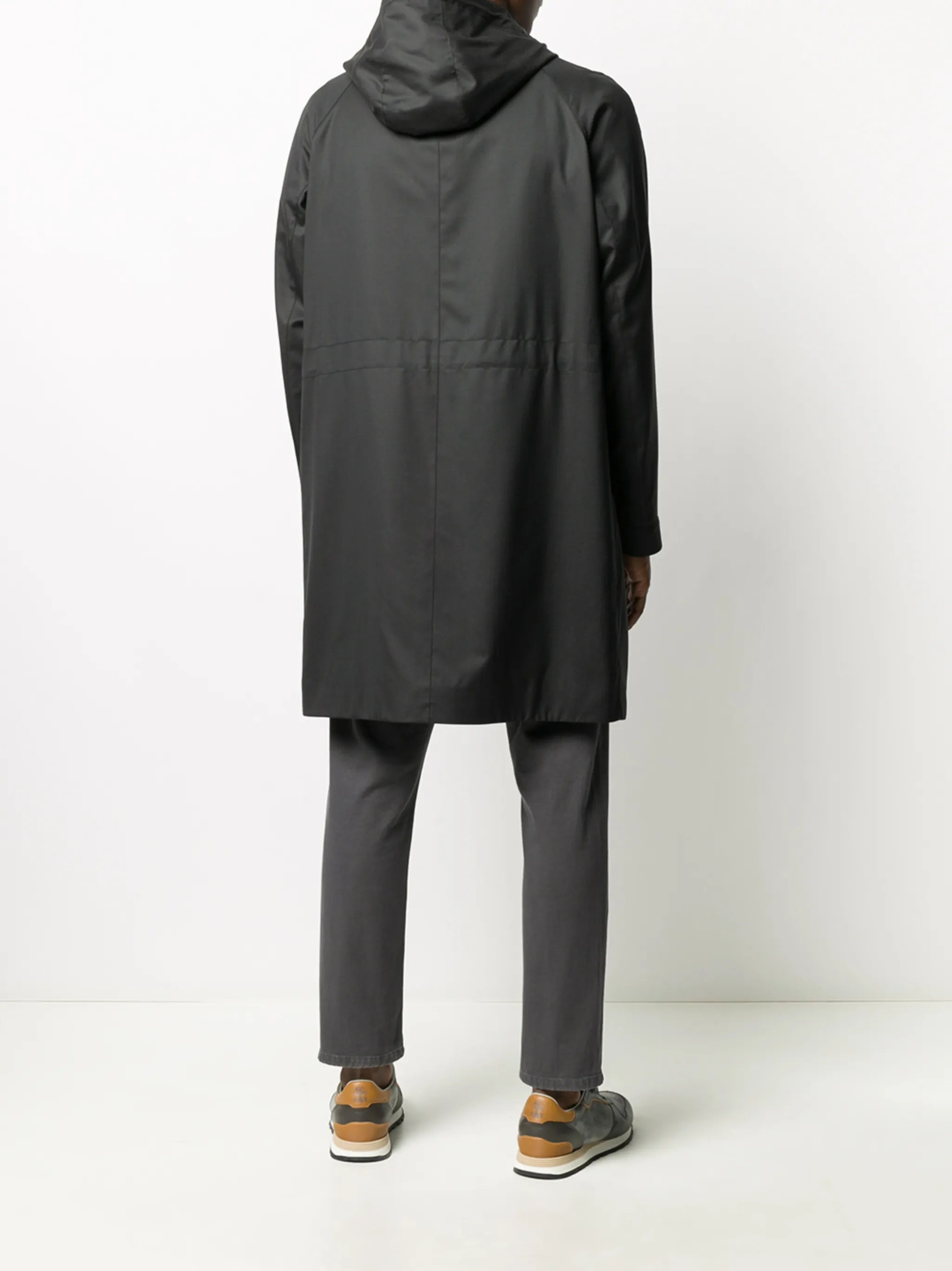 hooded coat