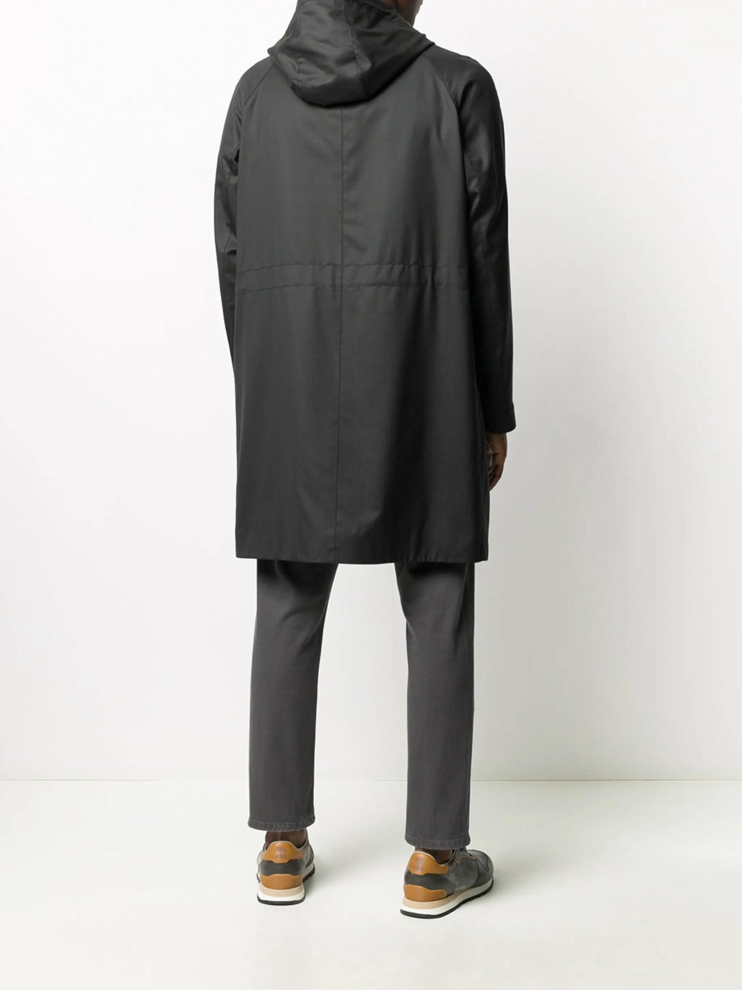 hooded coat