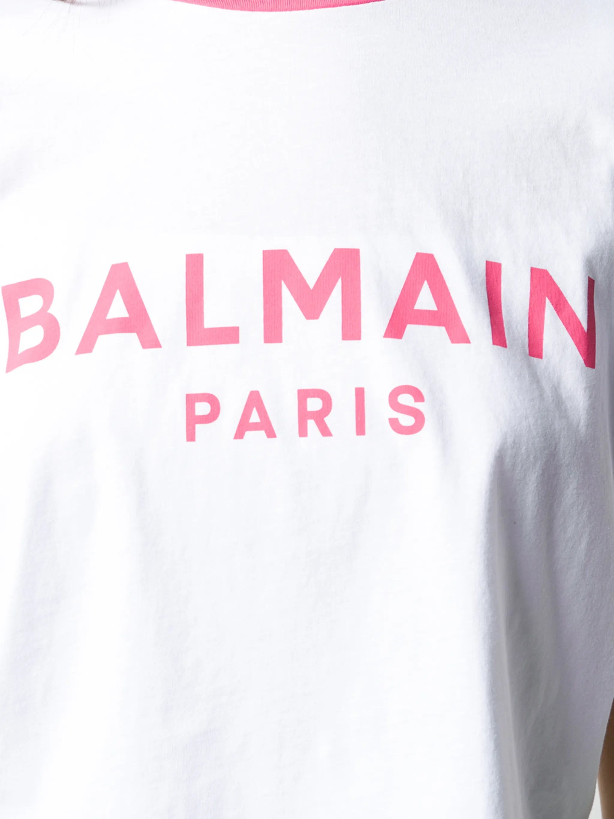 logo-print cropped T-shirt