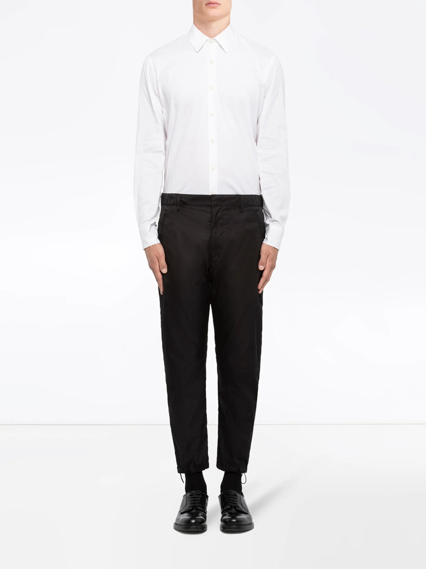 Re-Nylon logo-plaque track pants