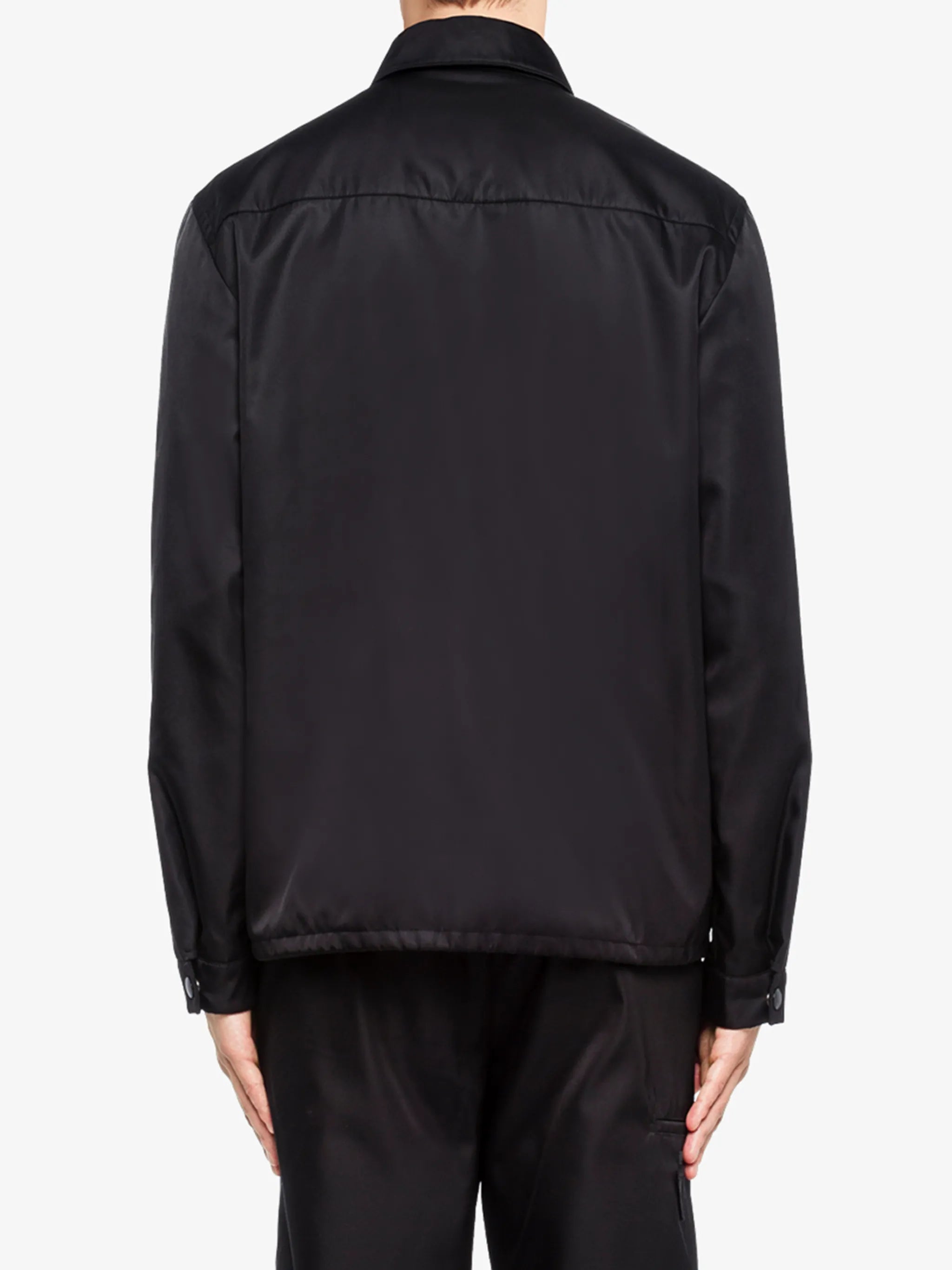 zip-up shirt jacket